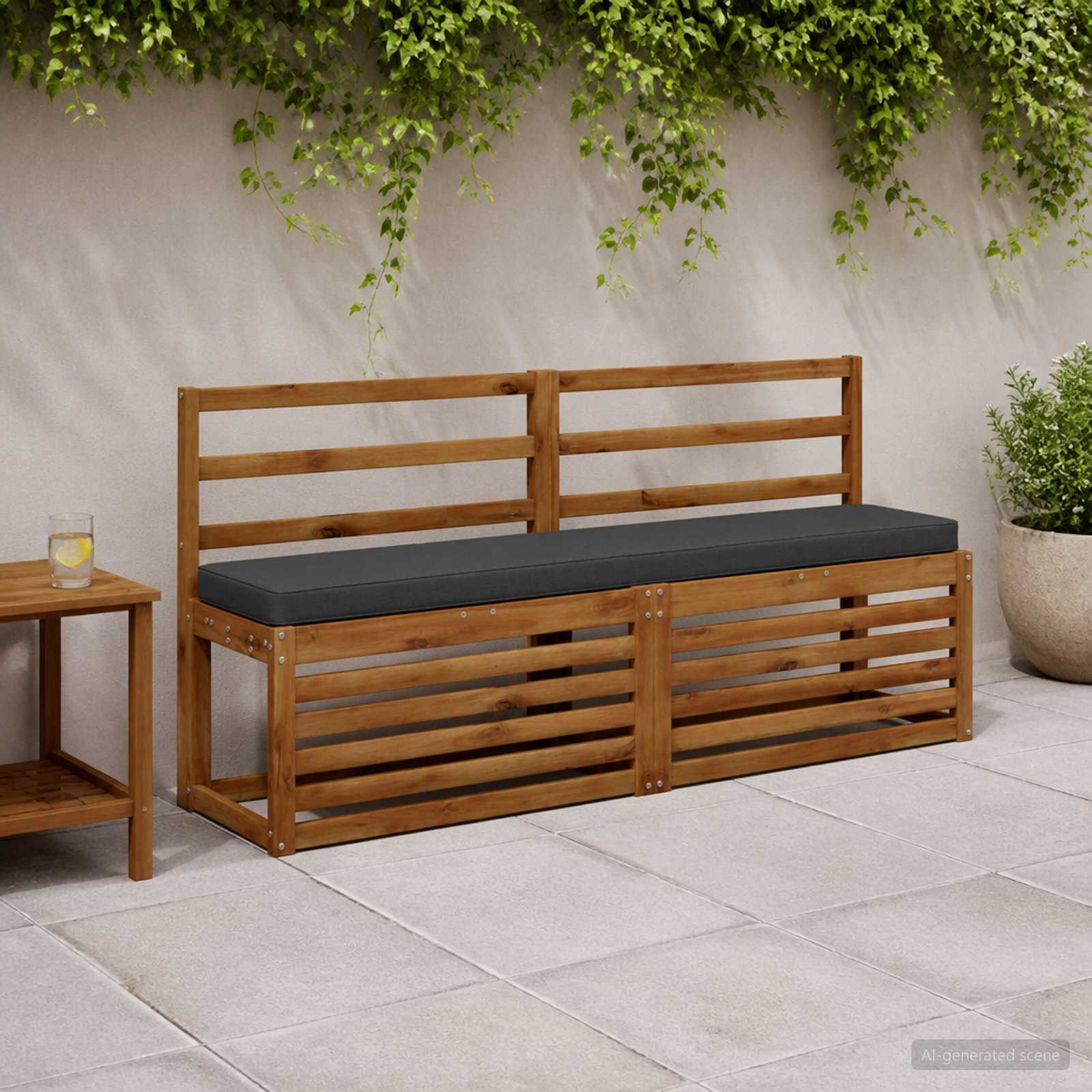 Cuscini per Panchina a 2 Pezzi VUGHT 2 pcs 100% Poliestere