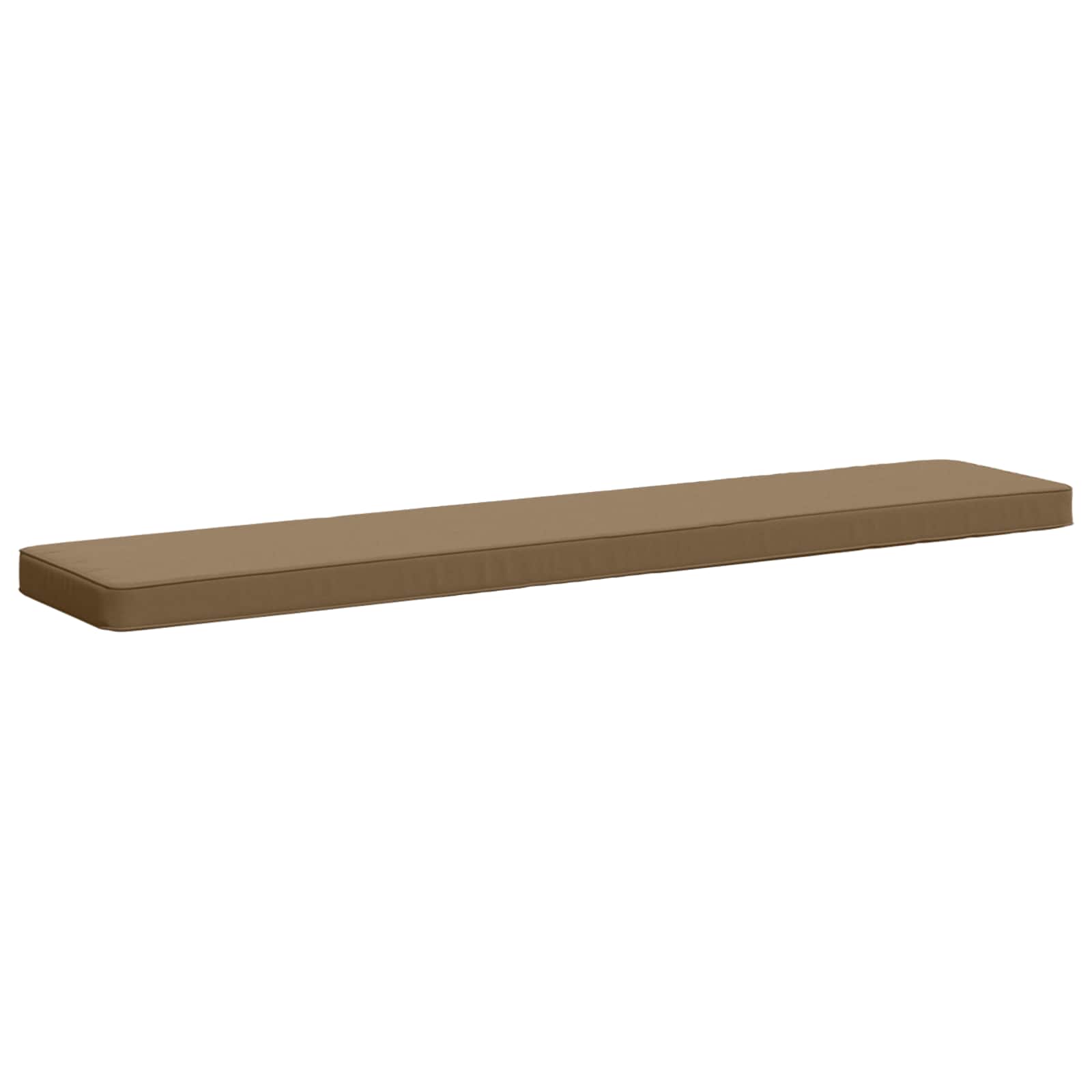 Cuscino per Panchina a 1 Pezzo VUGHT 100% Poliestere Tortora