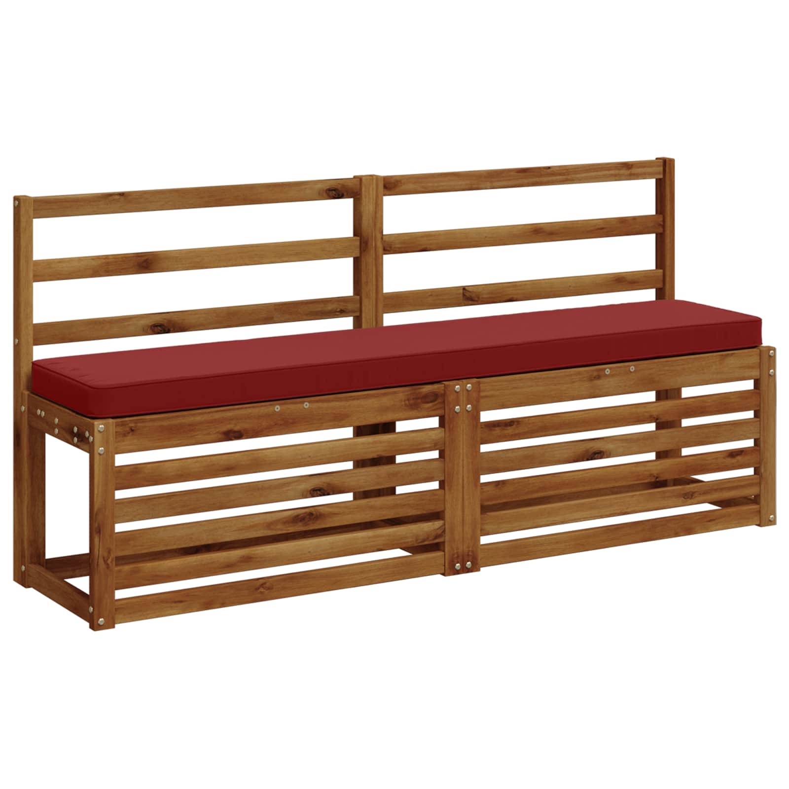 Cuscino per Panchina a 1 Pezzo VUGHT 100% Poliestere Rosso Vino