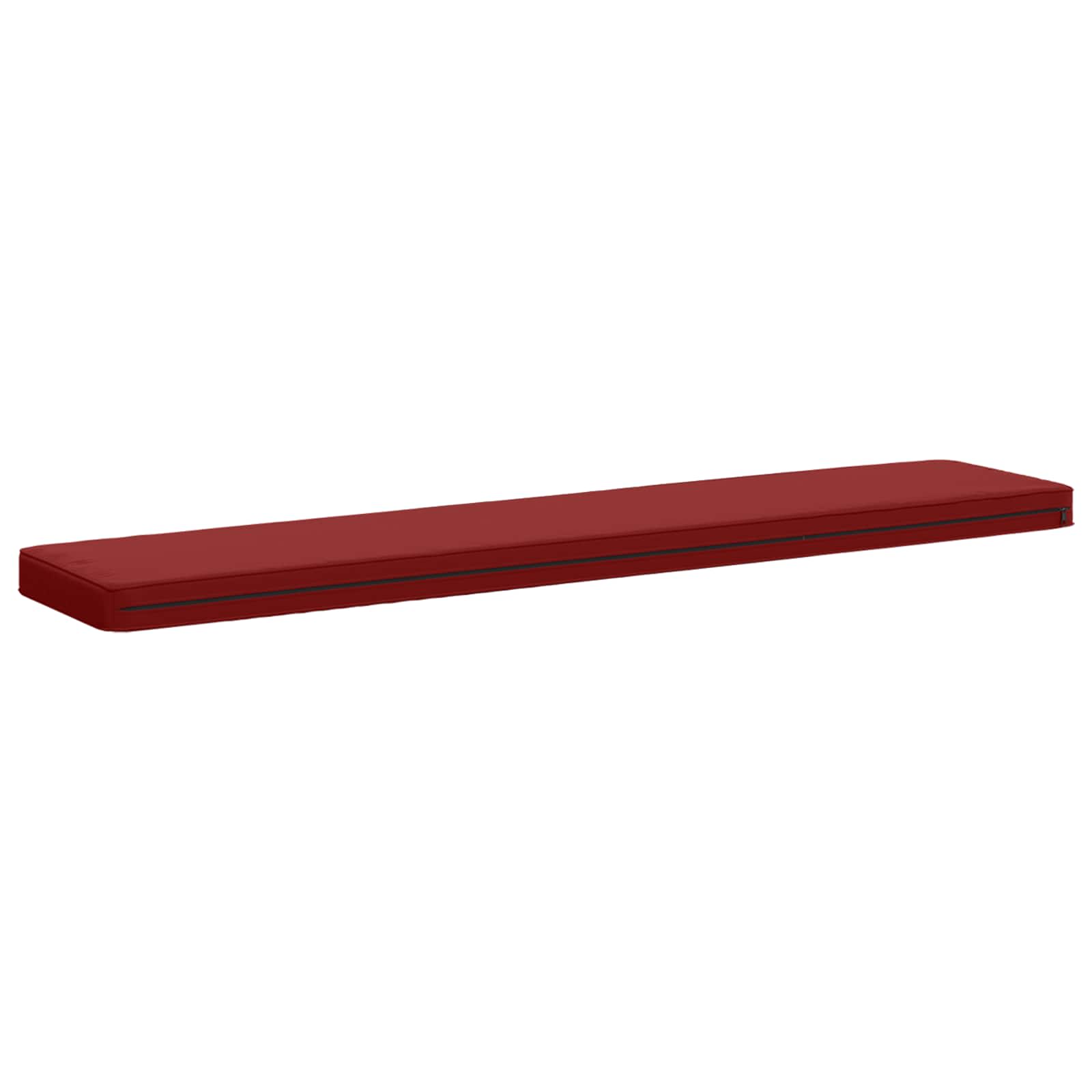 Cuscino per Panchina a 1 Pezzo VUGHT 100% Poliestere Rosso Vino
