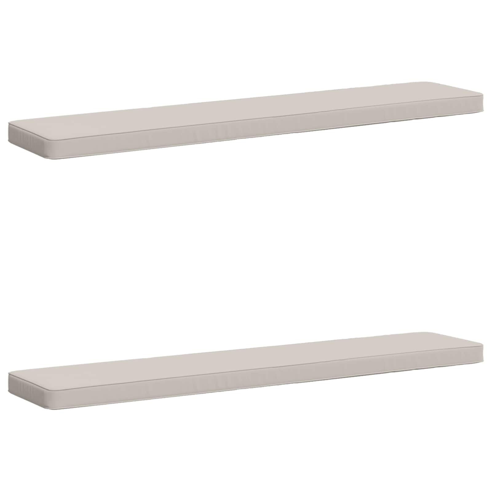 Cuscini per Panchina a 2 Pezzi VUGHT 2 pcs 100% Poliestere