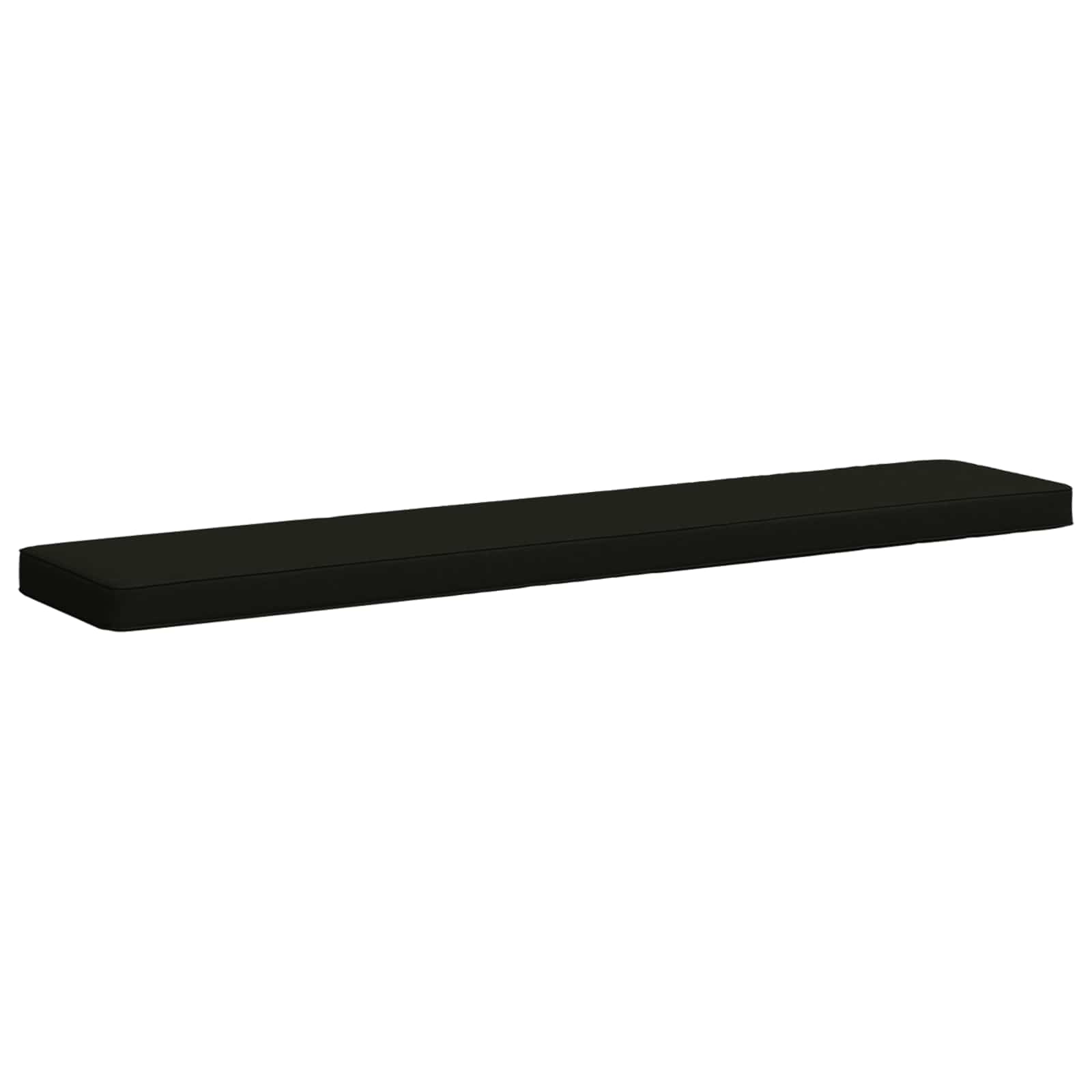 Cuscini per Panchina a 2 Pezzi VUGHT 2 pcs 100% Poliestere Nero