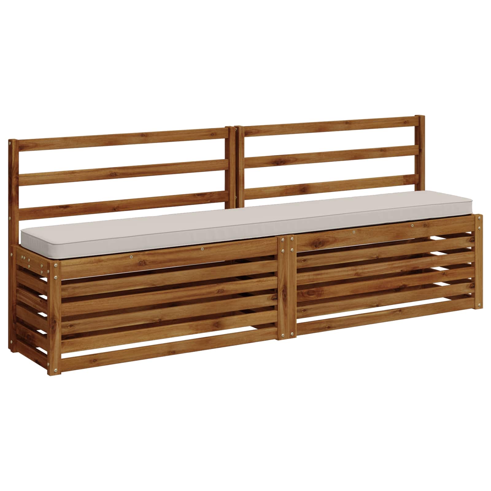 Cuscino per Panchina a 1 Pezzo VUGHT 100% Poliestere Bianco