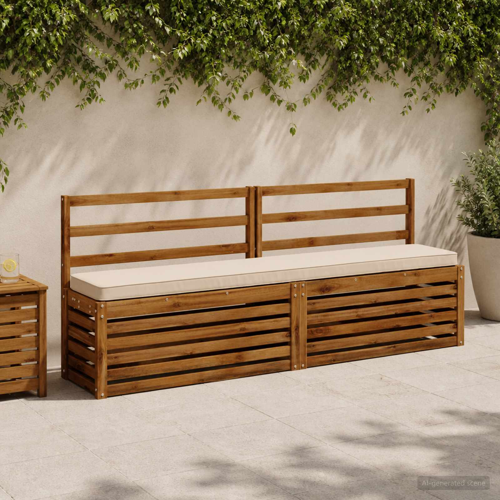 Cuscini per Panchina a 2 Pezzi VUGHT 2 pcs 100% Poliestere