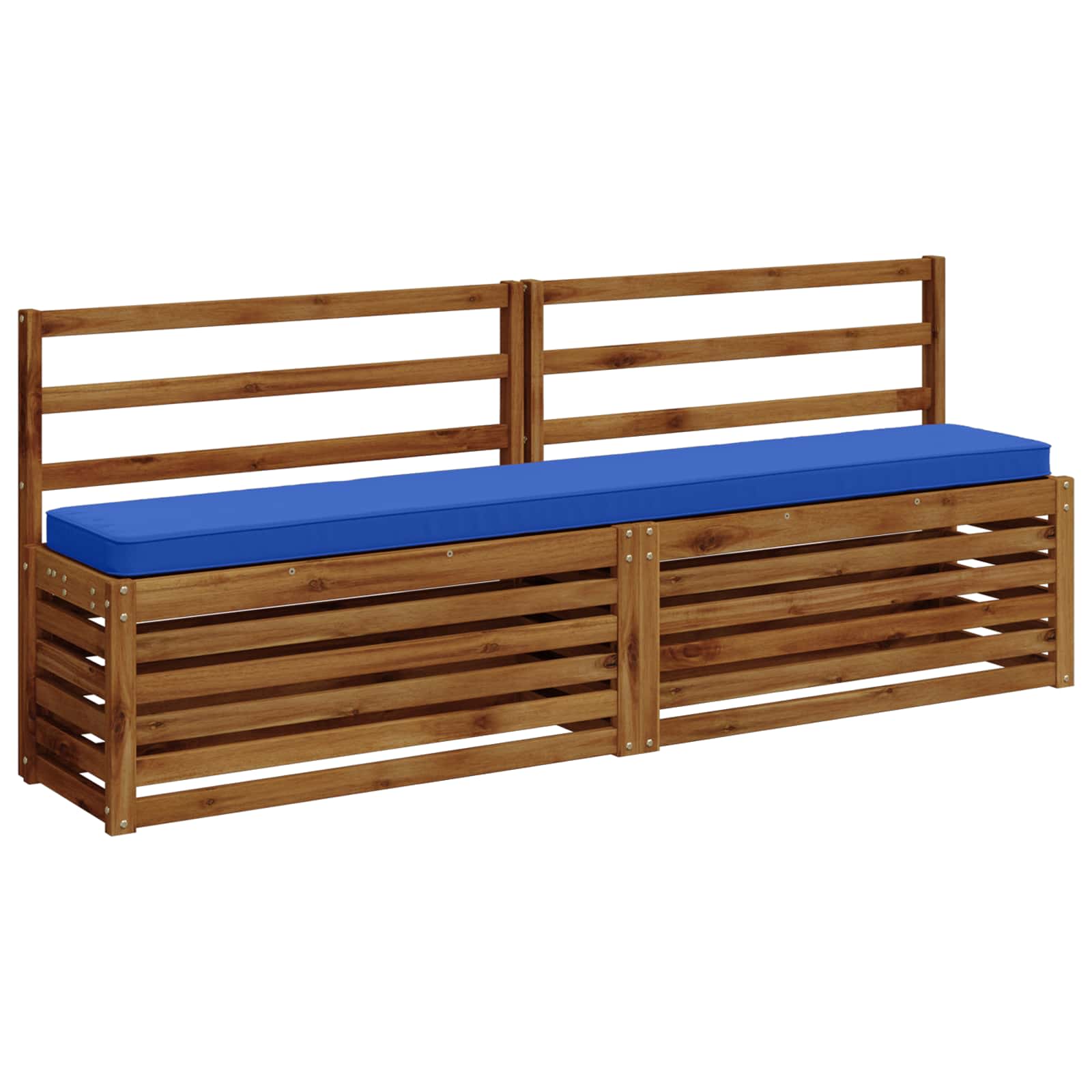 Cuscino per Panchina a 1 Pezzo VUGHT 100% Poliestere Blu Reale