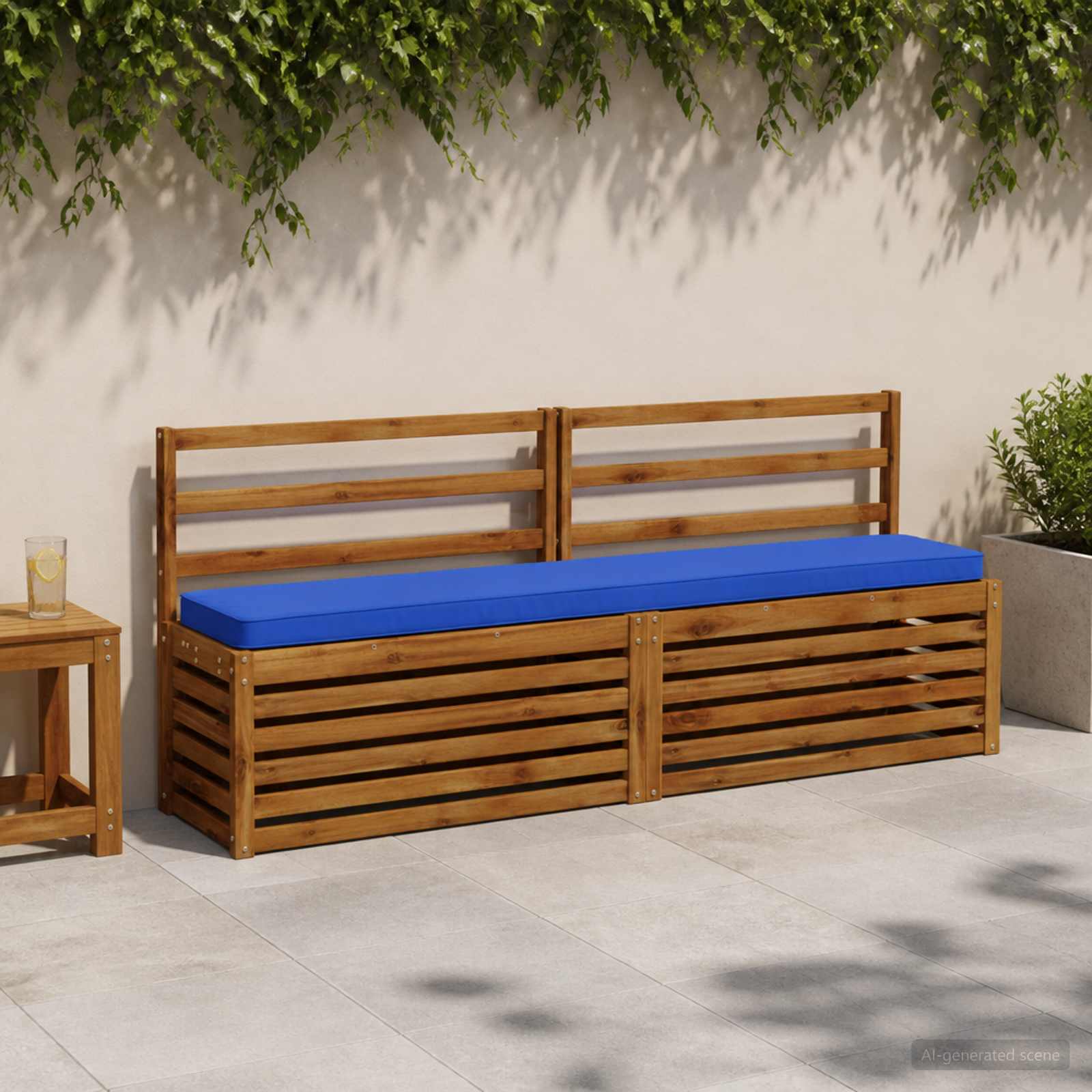 Cuscini per Panchina a 2 Pezzi VUGHT 2 pcs 100% Poliestere