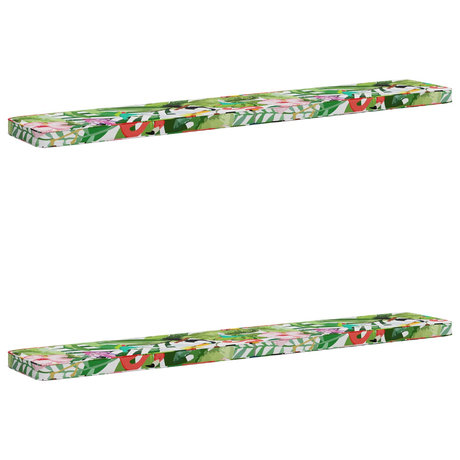 Cuscini per Panchina a 2 Pezzi VUGHT 2 pcs 100% Poliestere
