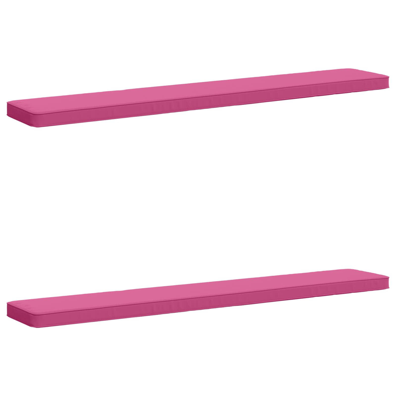Cuscini per Panchina a 2 Pezzi VUGHT 2 pcs 100% Poliestere Rosa