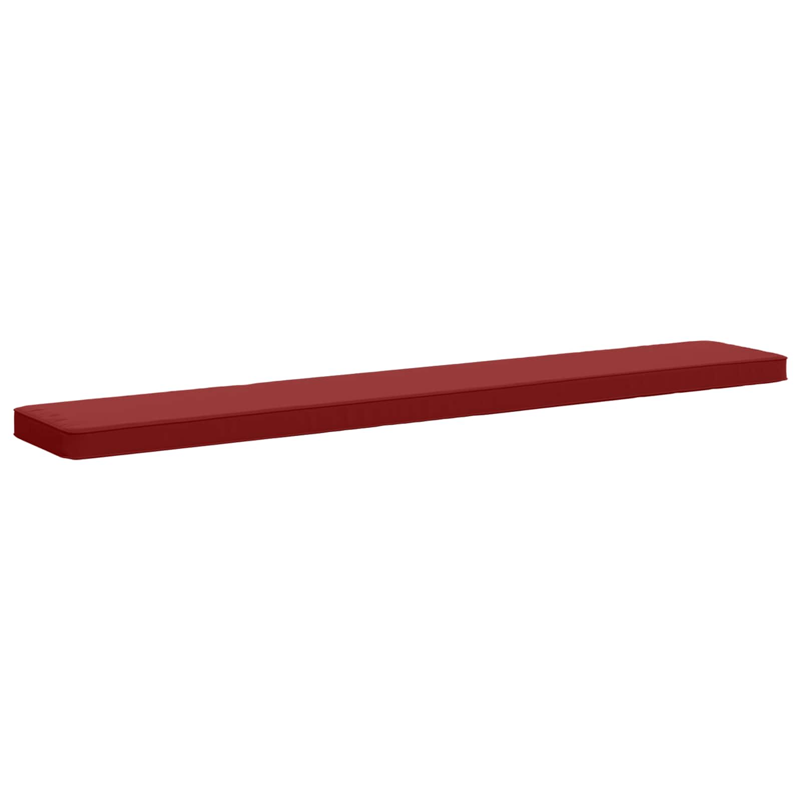 Cuscino per Panchina a 1 Pezzo VUGHT 100% Poliestere Rosso Vino