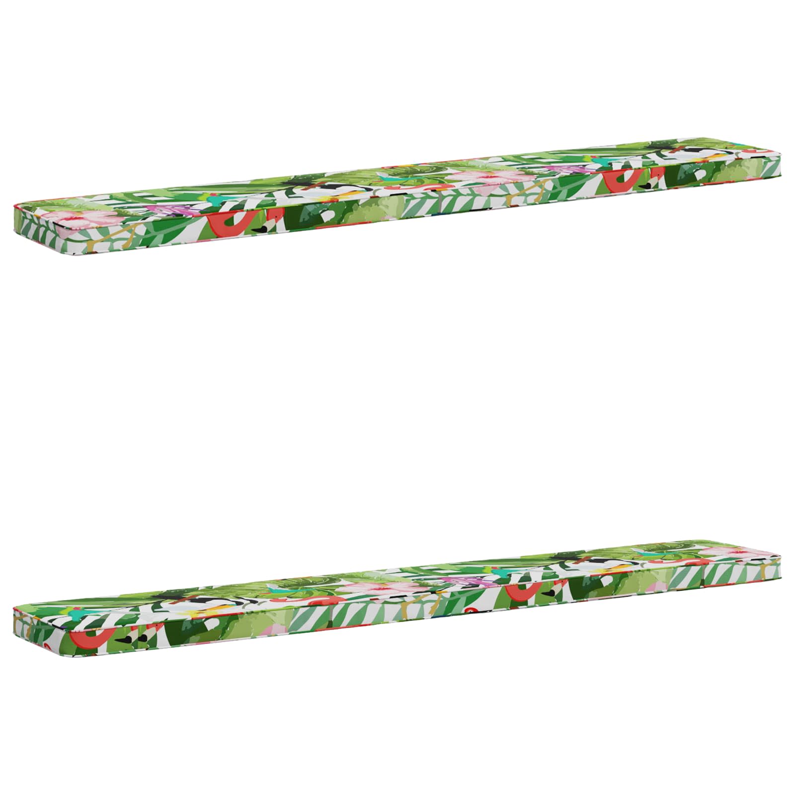 Cuscini per Panchina a 2 Pezzi VUGHT 2 pcs 100% Poliestere