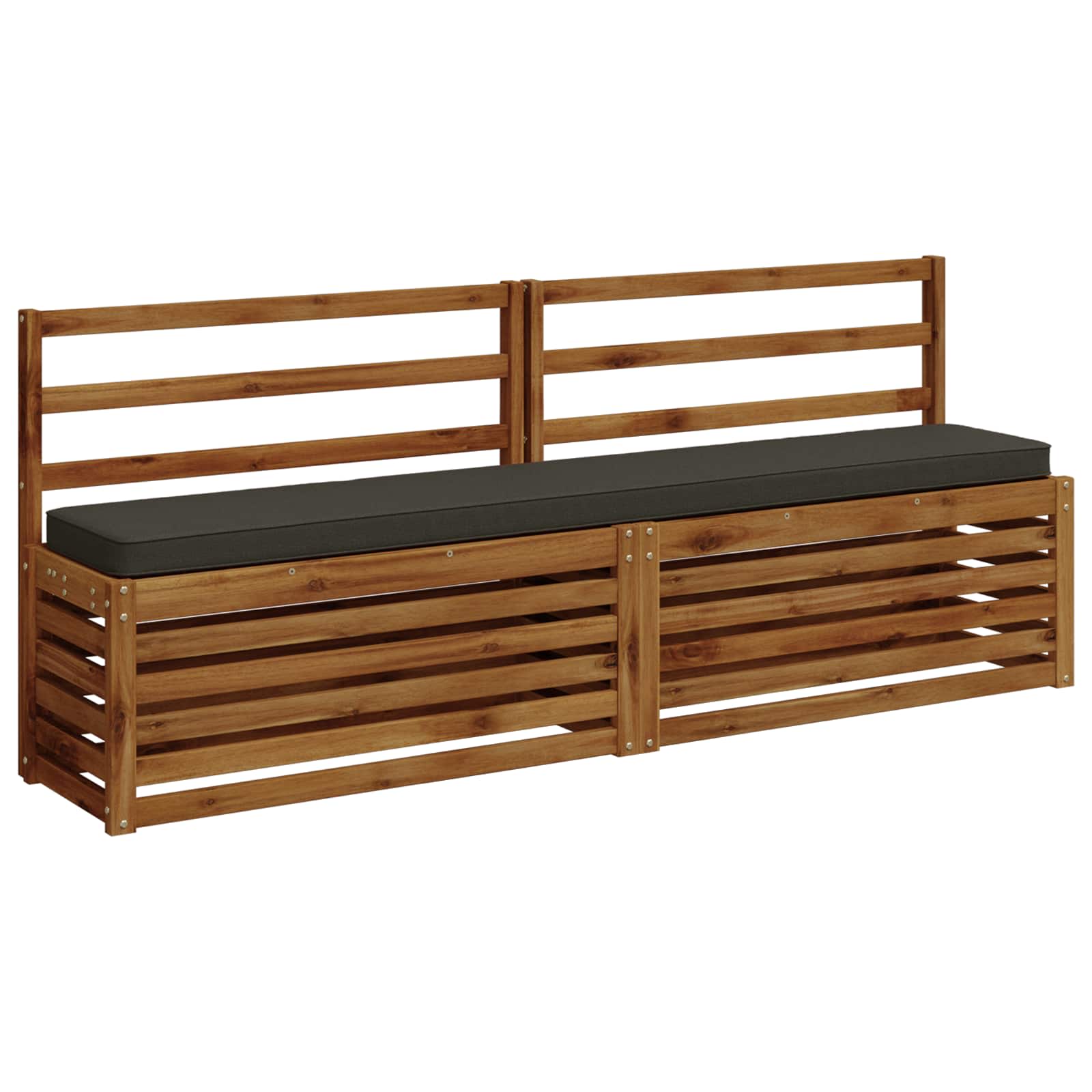 Cuscino per Panchina a 1 Pezzo VUGHT 100% Poliestere Antracite