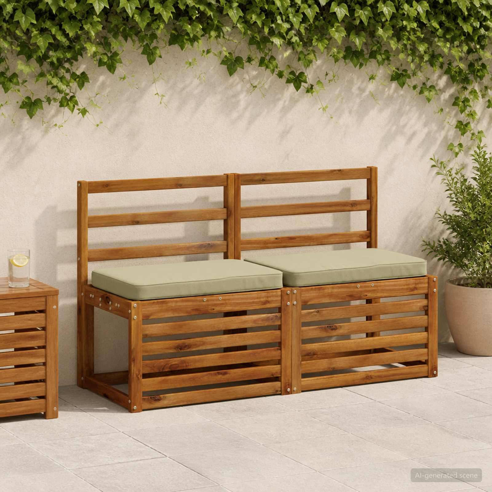 Cuscino per Panchina a 1 Pezzo VUGHT 100% Poliestere