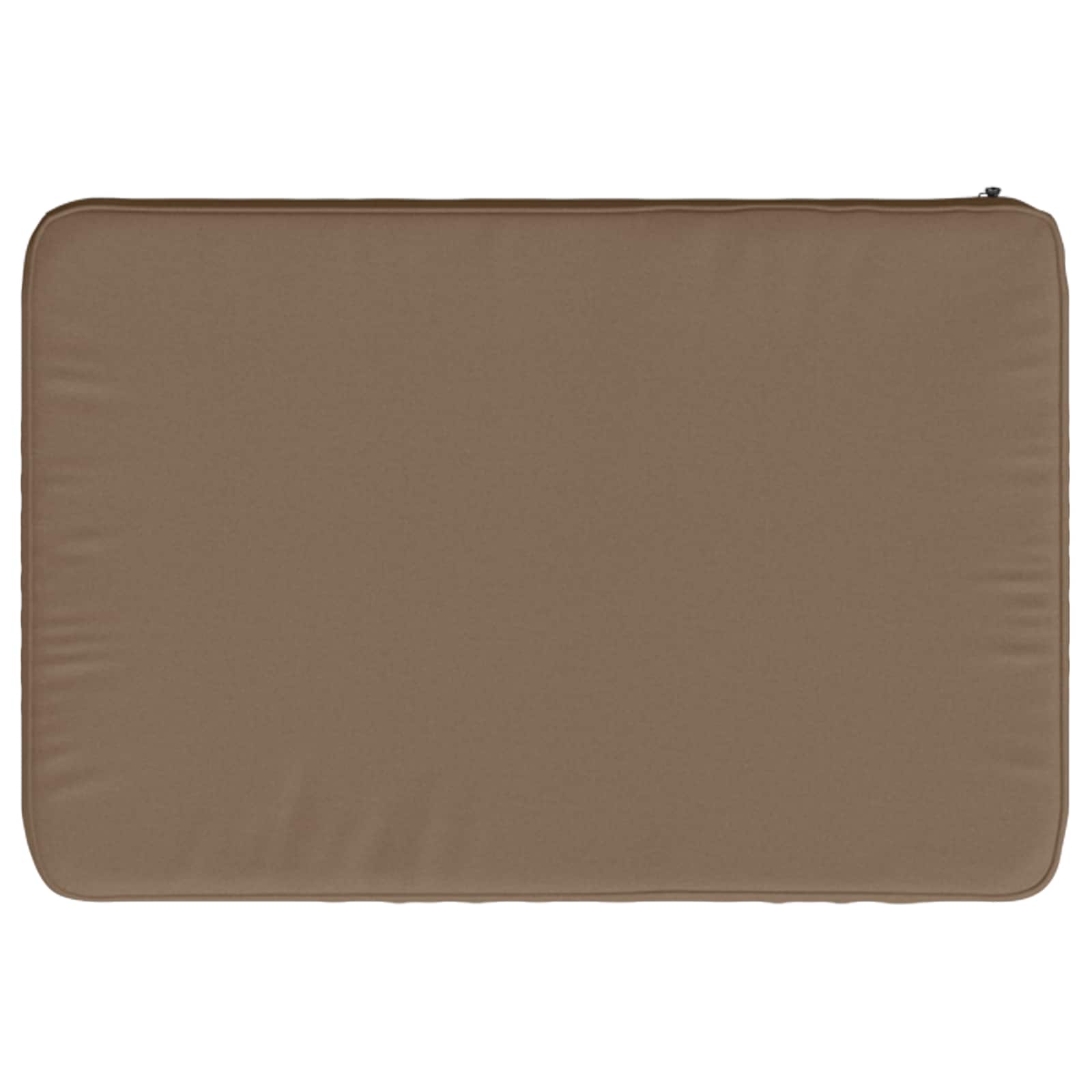Cuscino per Panchina a 1 Pezzo VUGHT 100% Poliestere Tortora