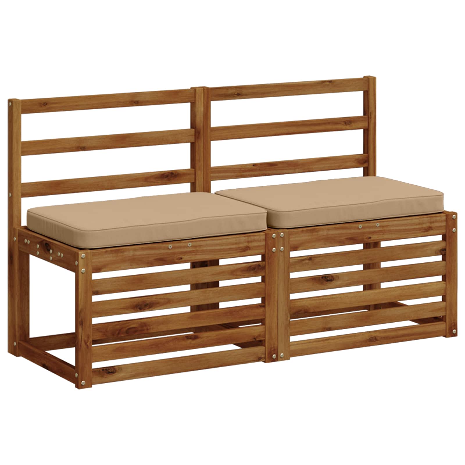 Cuscino per Panchina a 1 Pezzo VUGHT 100% Poliestere Sabbia