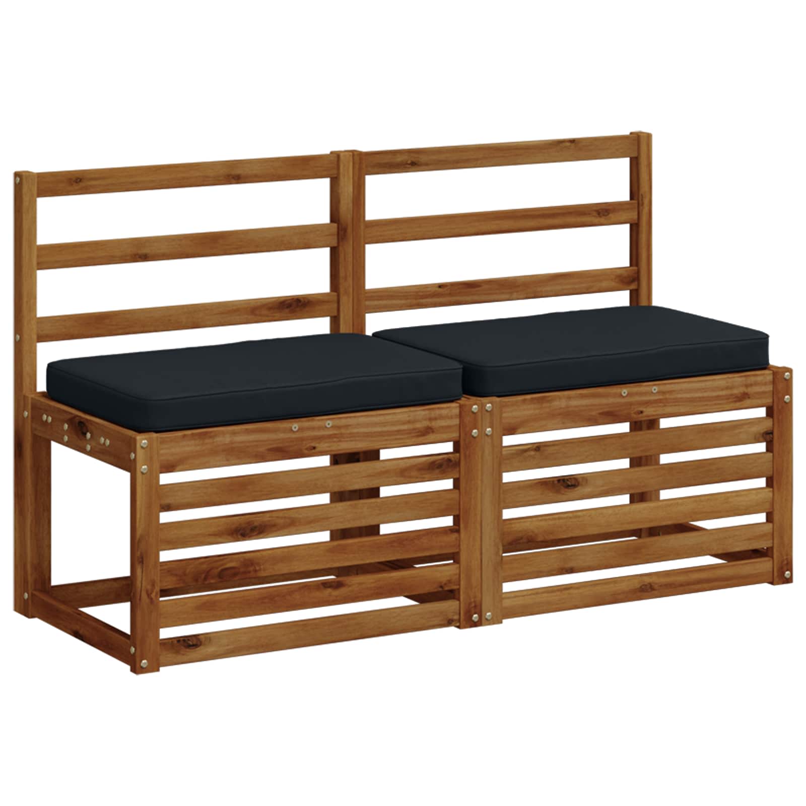 Cuscino per Panchina a 1 Pezzo VUGHT 100% Poliestere Blu Scuro