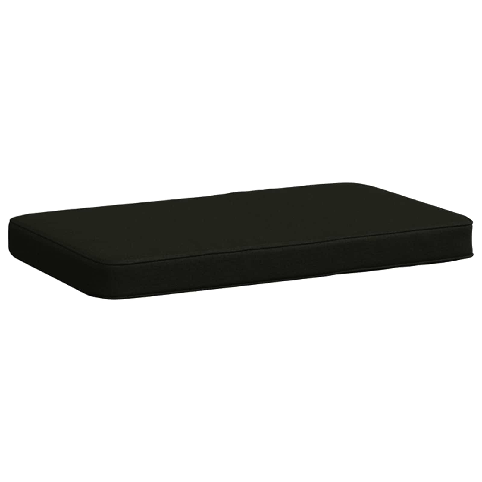 Cuscini per Panchina a 2 Pezzi VUGHT 2 pcs 100% Poliestere Nero