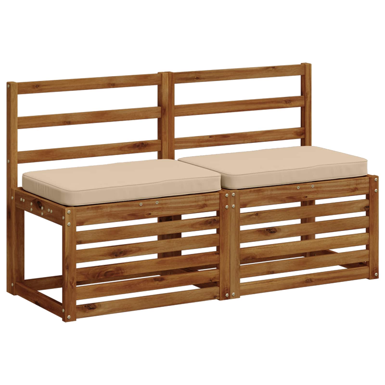 Cuscini per Panchina a 2 Pezzi VUGHT 2 pcs 100% Poliestere