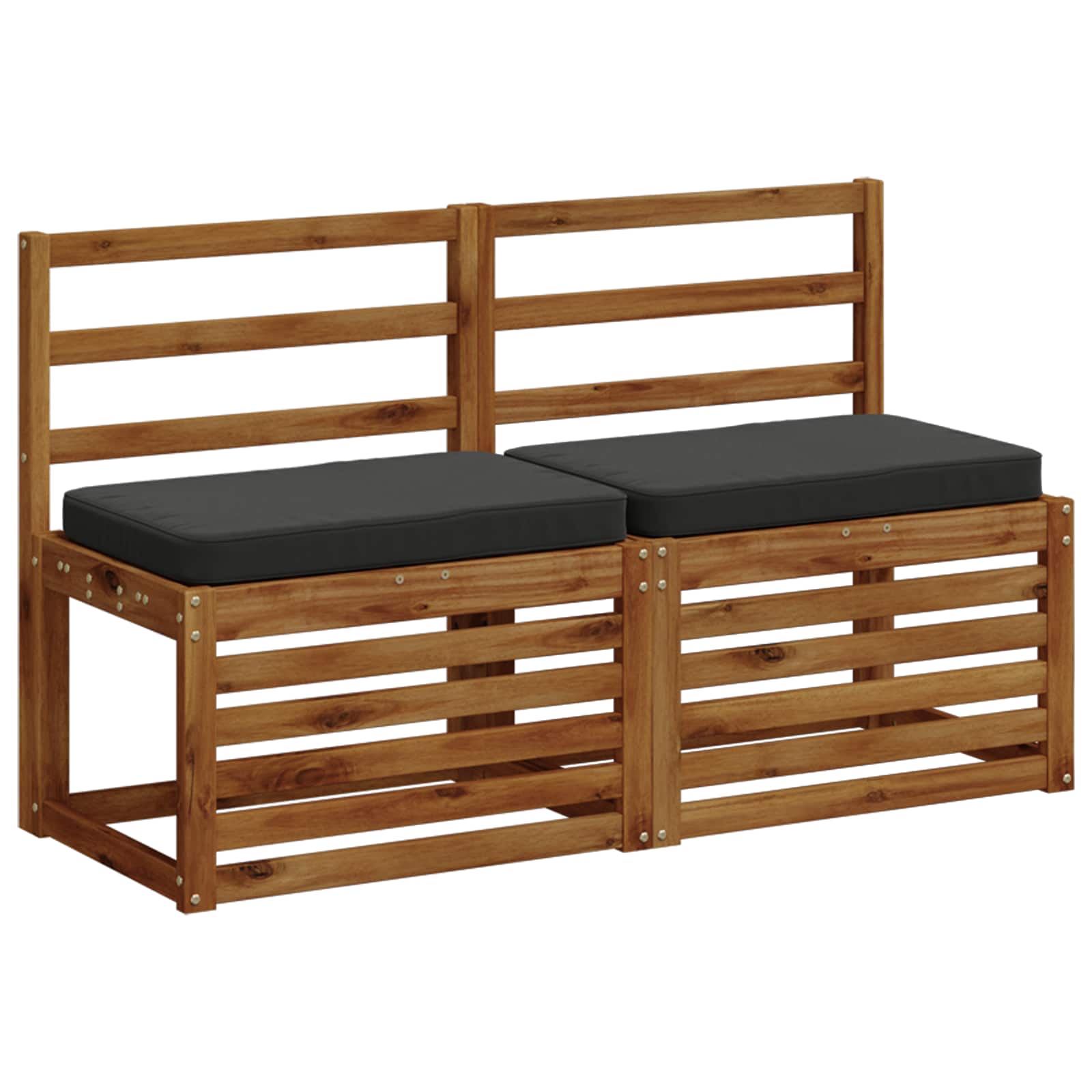 Cuscino per Panchina a 1 Pezzo VUGHT 100% Poliestere Antracite