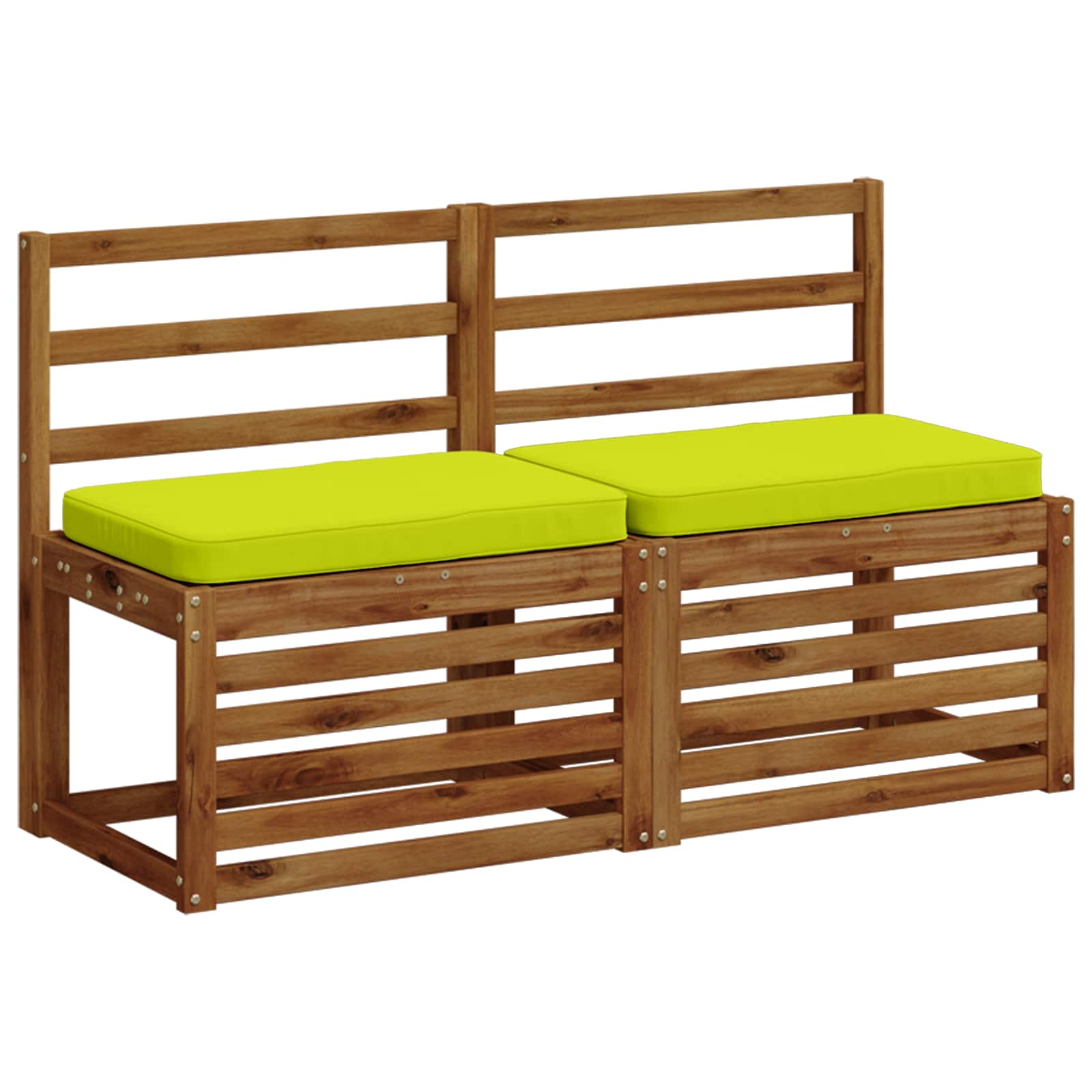 Cuscini per Panchina a 2 Pezzi VUGHT 2 pcs 100% Poliestere