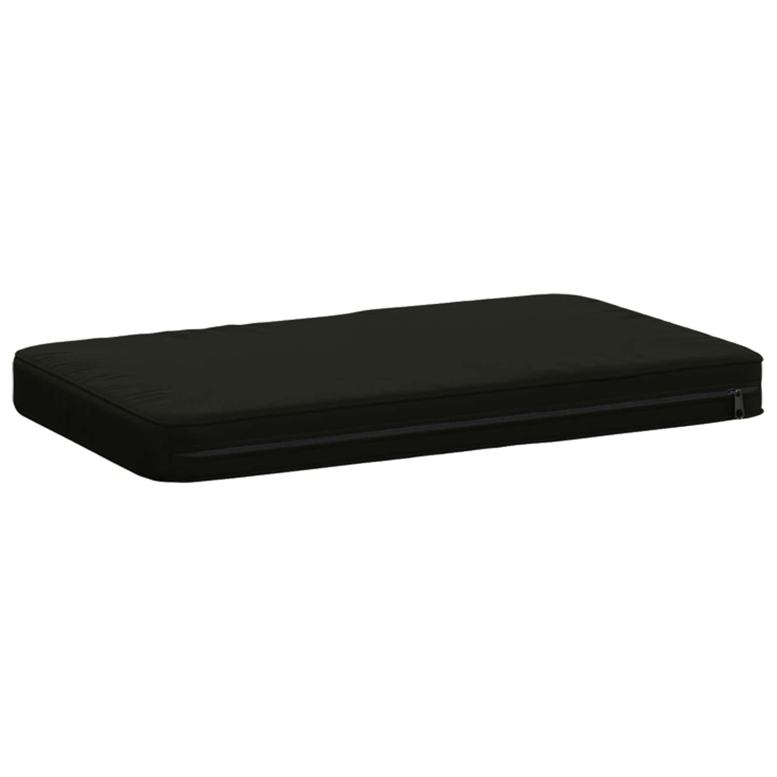 Cuscini per Panchina a 2 Pezzi VUGHT 2 pcs 100% Poliestere Nero