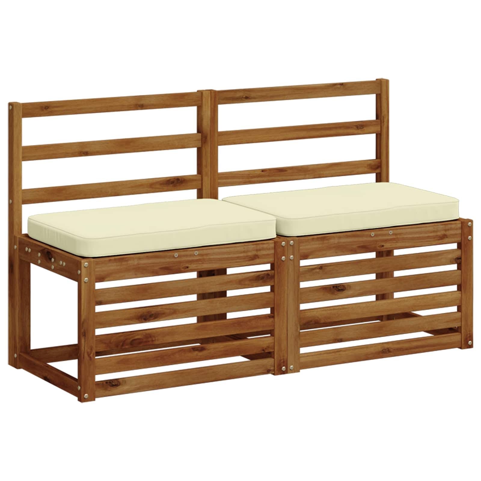 Cuscini per Panchina a 2 Pezzi VUGHT 2 pcs 100% Poliestere