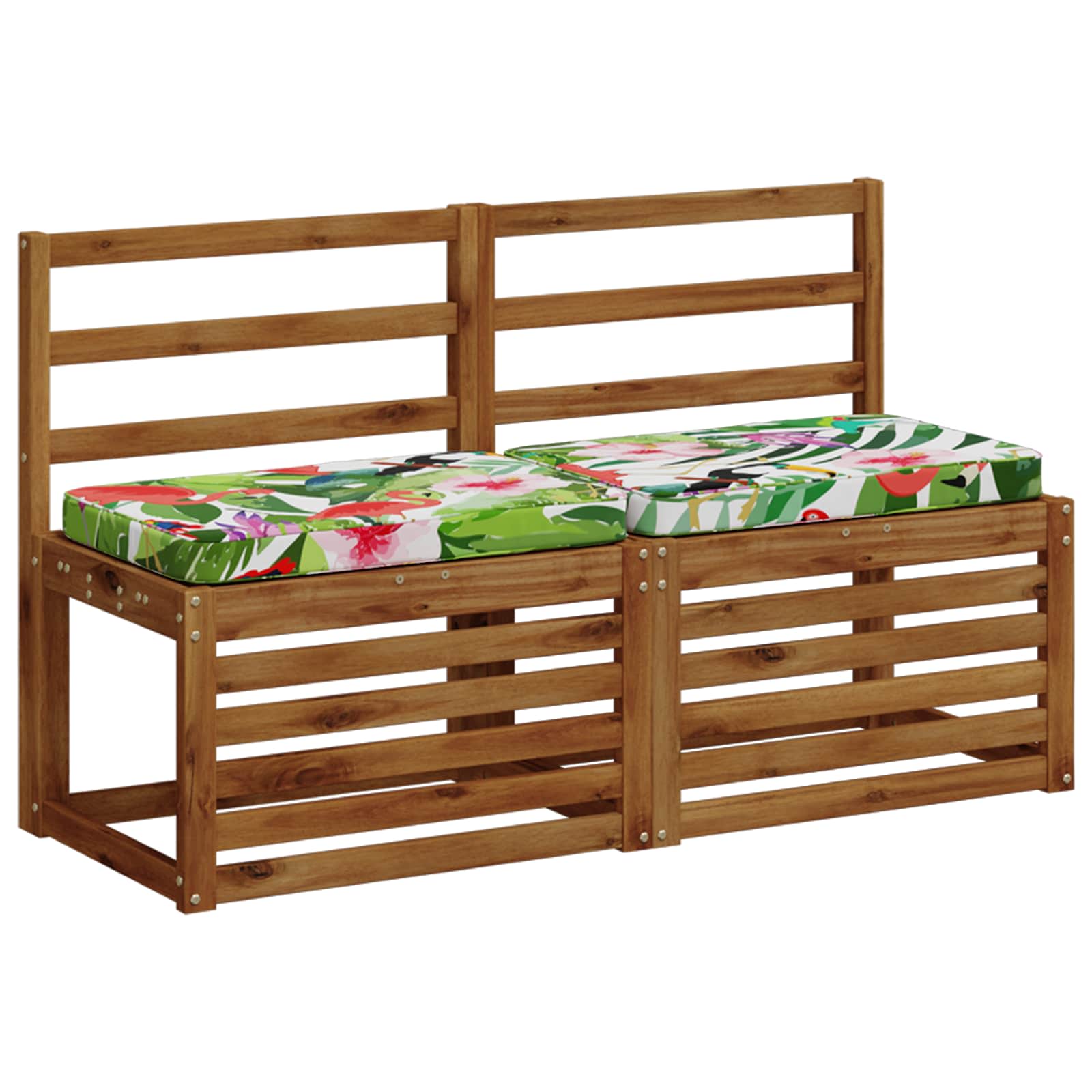 Cuscini per Panchina a 2 Pezzi VUGHT 2 pcs 100% Poliestere