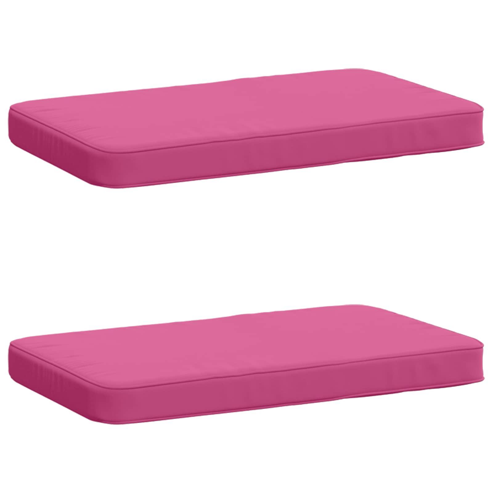Cuscini per Panchina a 2 Pezzi VUGHT 2 pcs 100% Poliestere Rosa