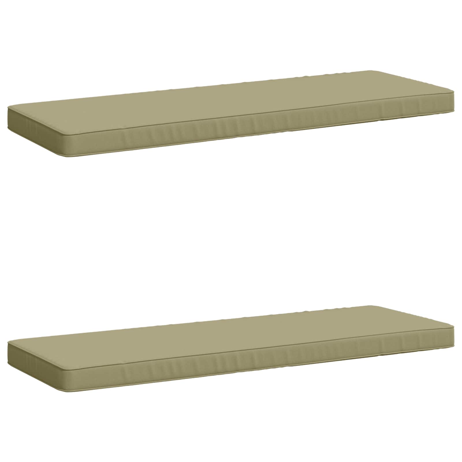 Cuscini per Panchina a 2 Pezzi VUGHT 2 pz 100% Poliestere
