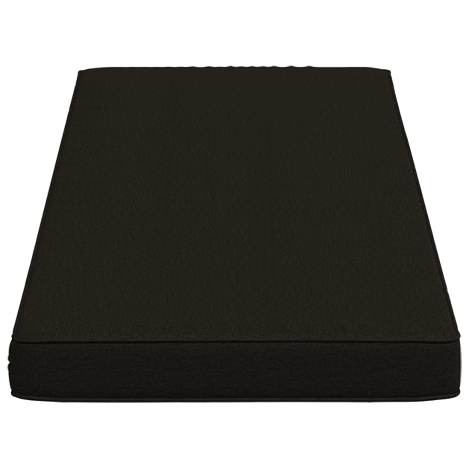 Cuscini per Panchina a 2 Pezzi VUGHT 2 pz 100% Poliestere Nero