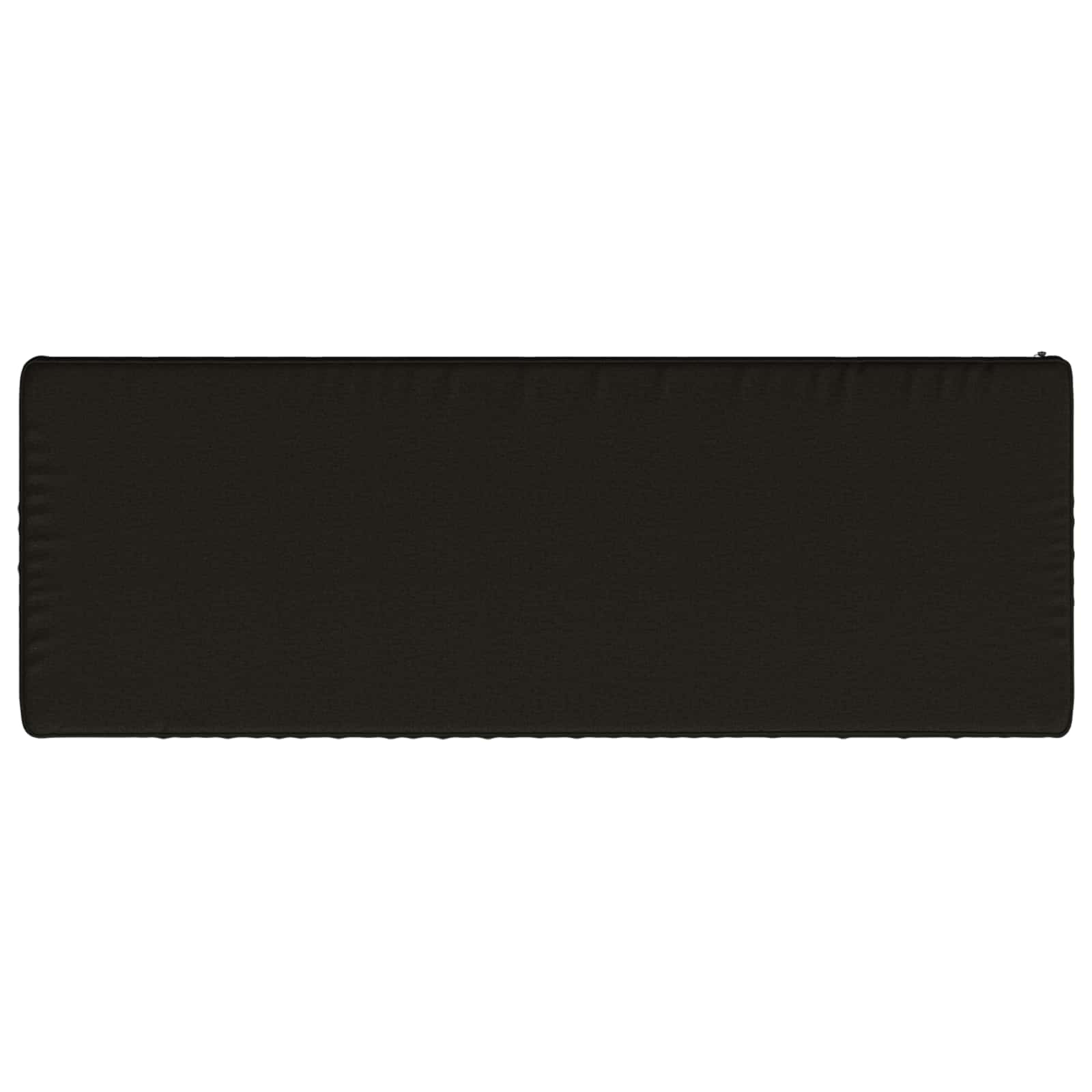 Cuscini per Panchina a 2 Pezzi VUGHT 2 pz 100% Poliestere Nero