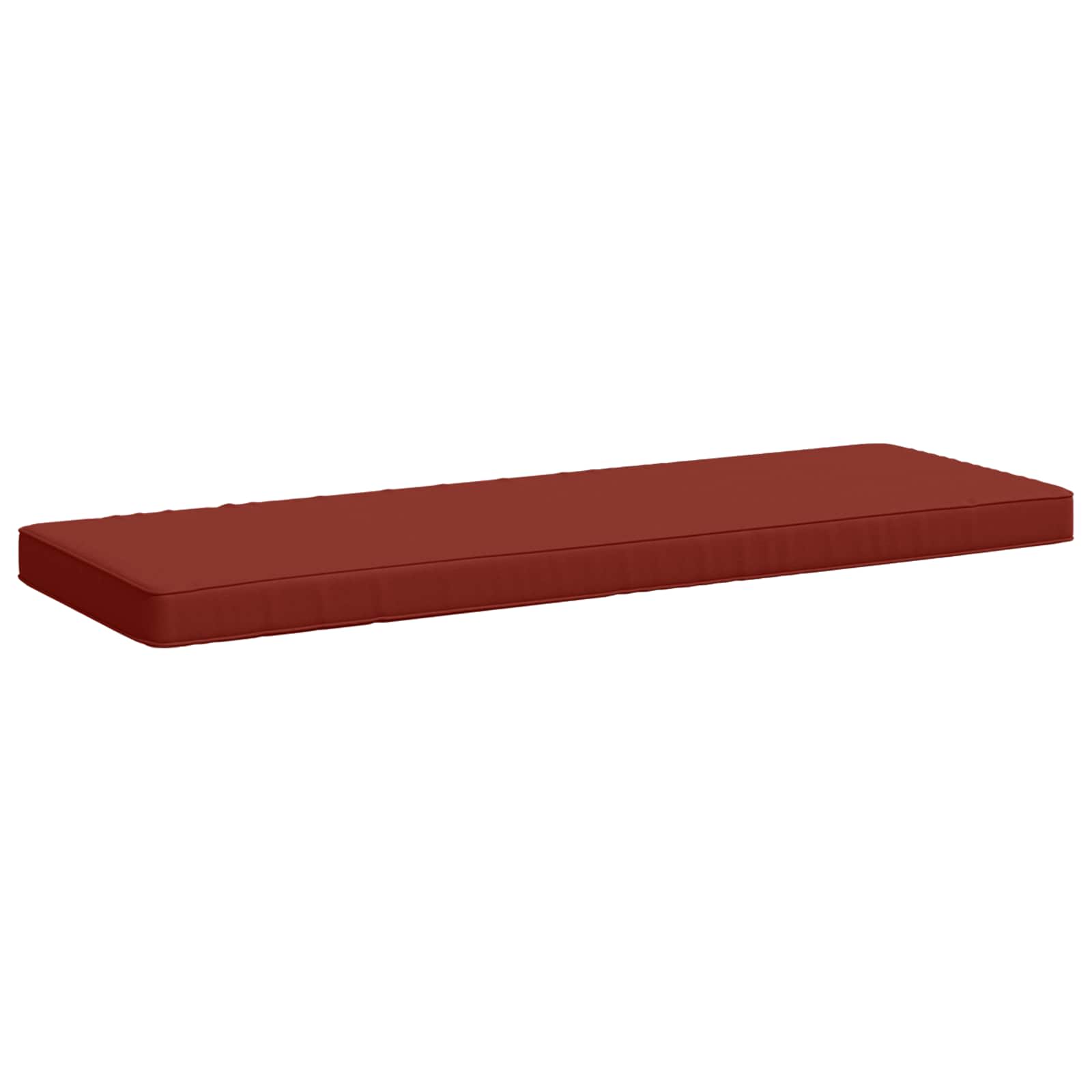 Cuscini per Panchina a 2 Pezzi VUGHT 2 pz 100% Poliestere Rosso
