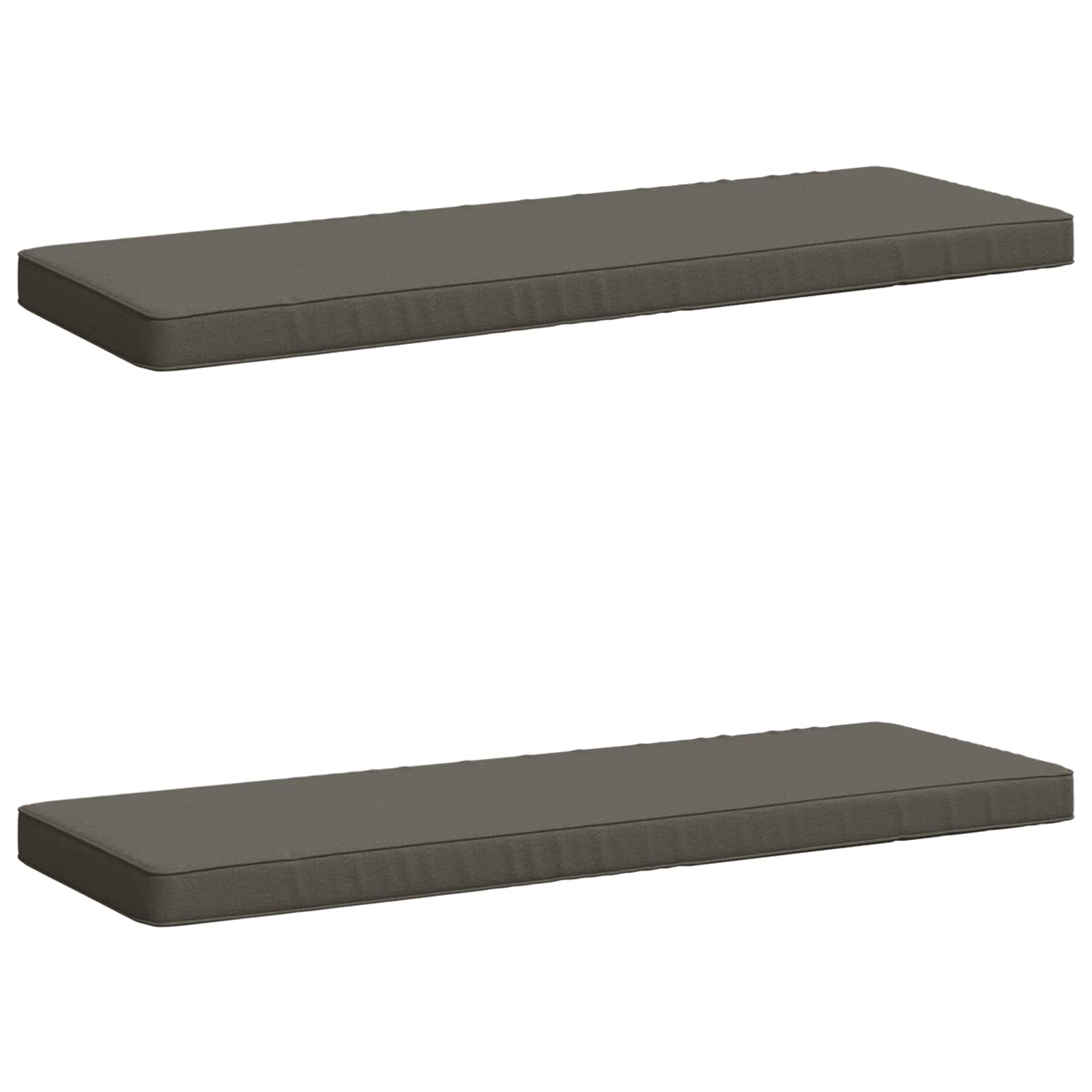 Cuscini per Panchina a 2 Pezzi VUGHT 2 pz 100% Poliestere