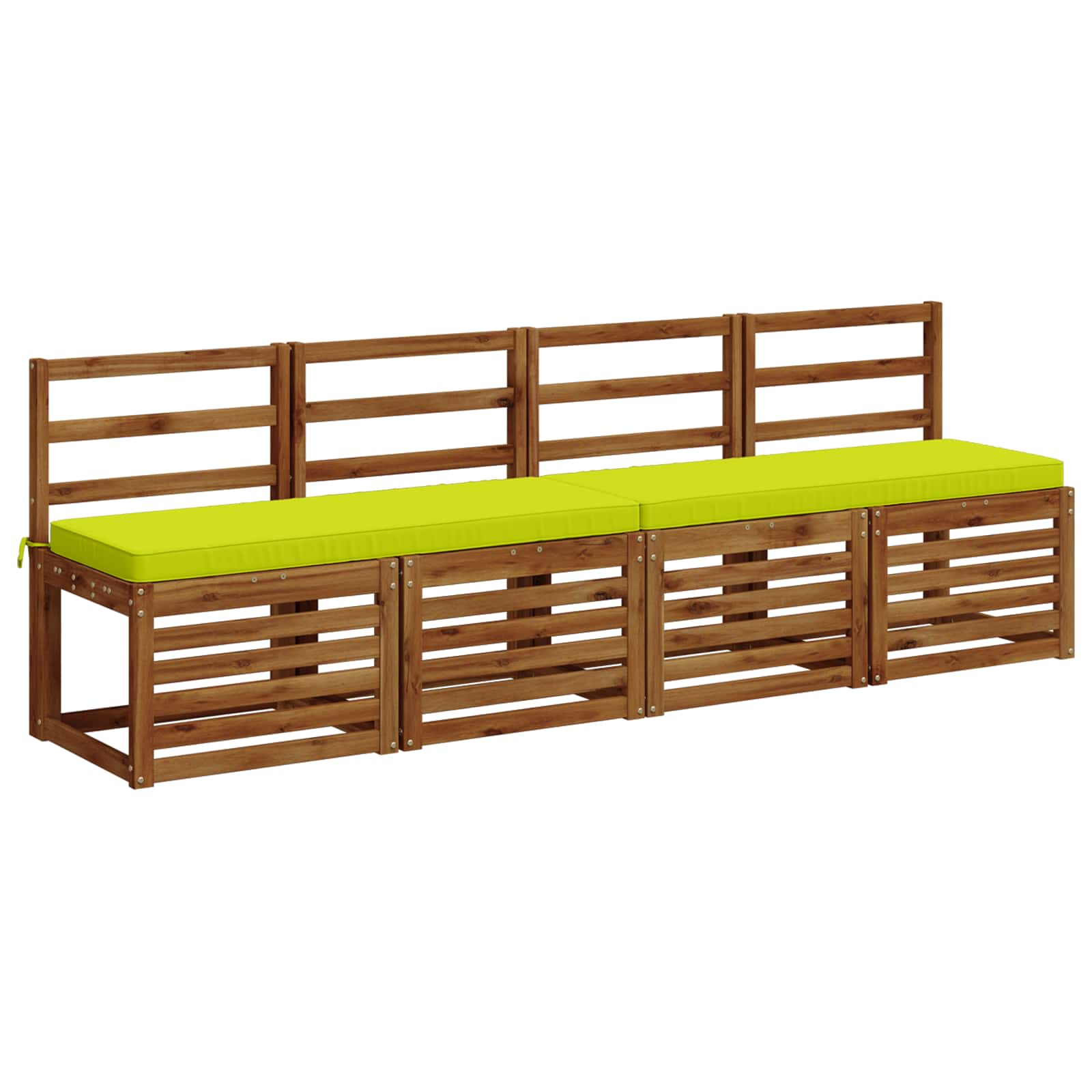 Cuscini per Panchina a 2 Pezzi VUGHT 2 pz 100% Poliestere