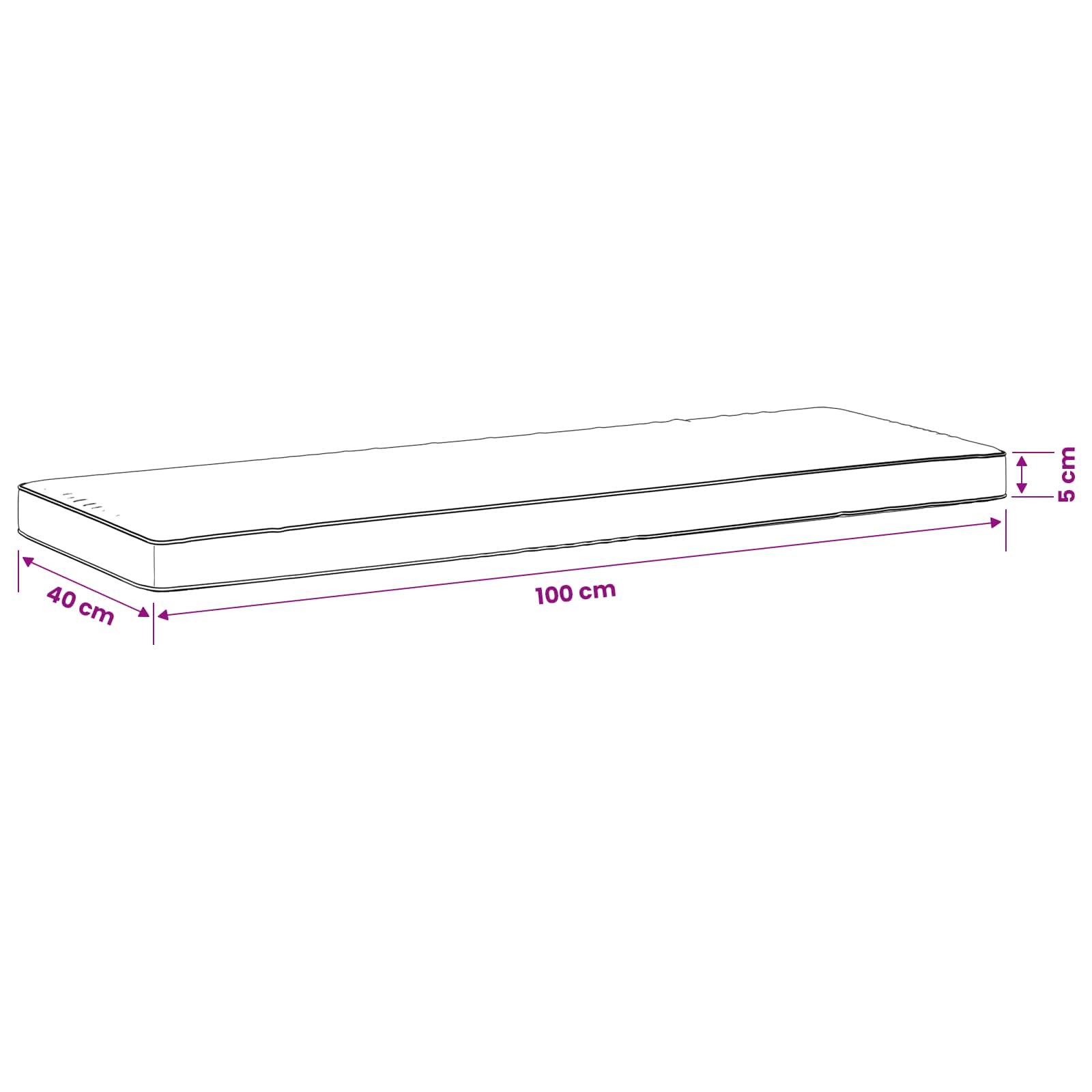 Cuscino per Panchina a 1 Pezzo VUGHT 100% Poliestere