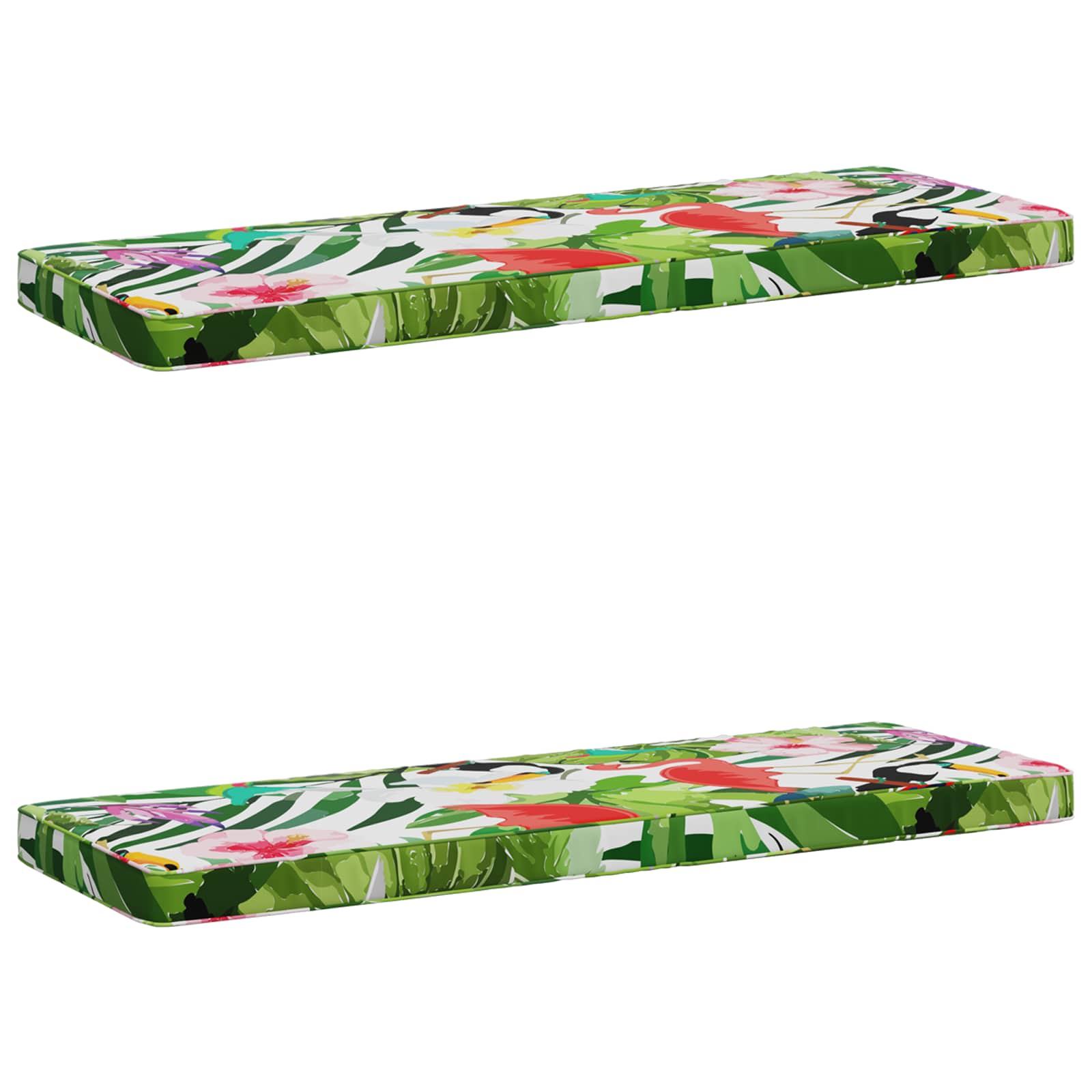 Cuscini per Panchina a 2 Pezzi VUGHT 2 pz 100% Poliestere