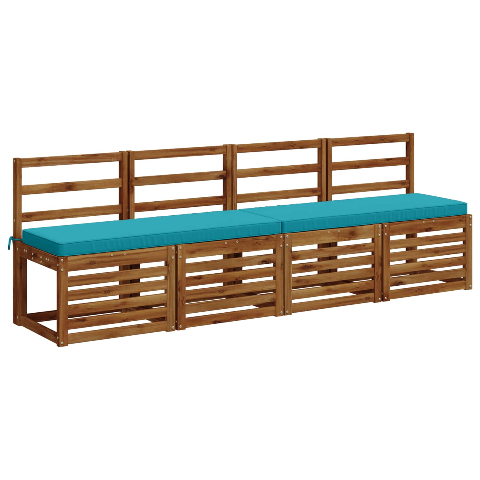 Cuscino per Panchina a 1 Pezzo VUGHT 100% Poliestere Turchese