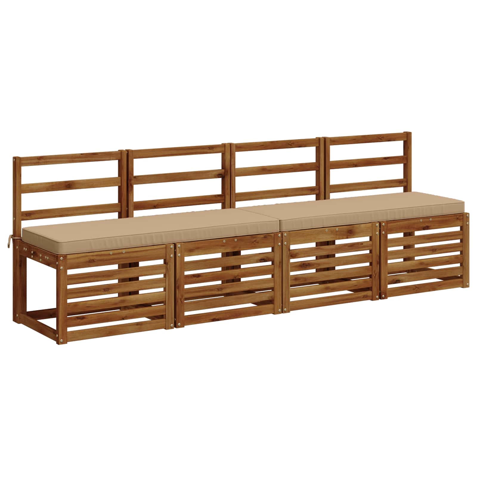 Cuscino per Panchina a 1 Pezzo VUGHT 100% Poliestere Sabbia