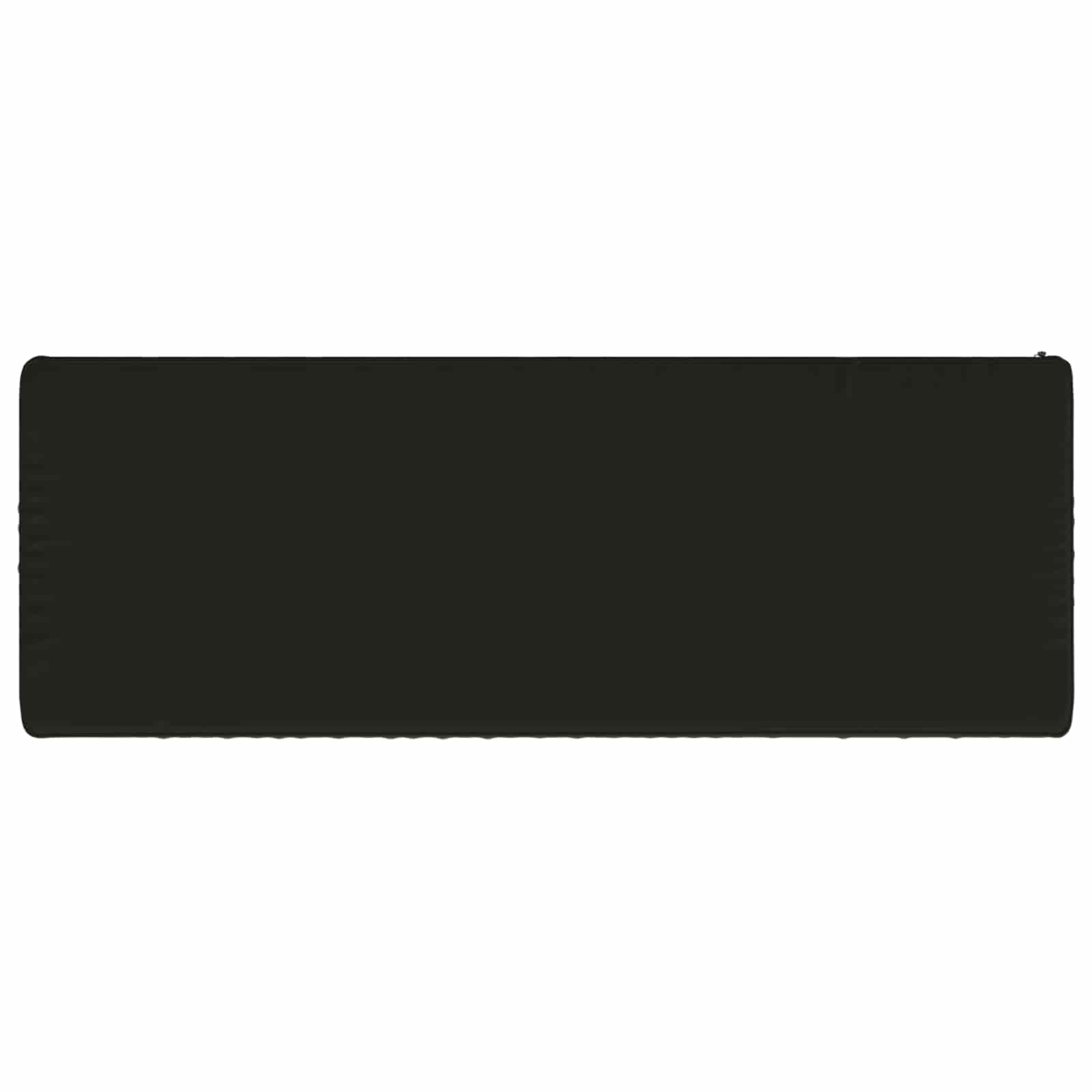 Cuscini per Panchina a 2 Pezzi VUGHT 2 pz 100% Poliestere Nero