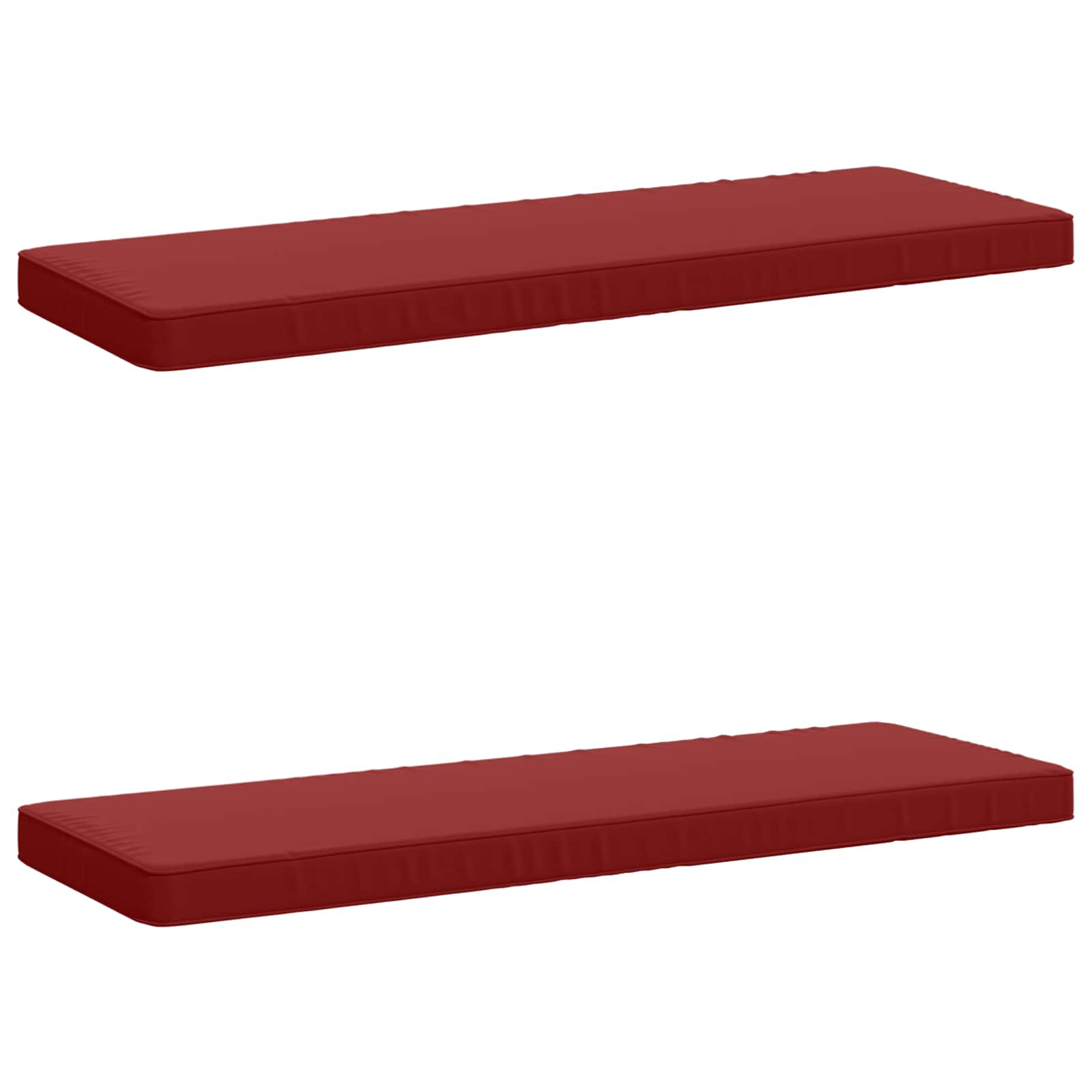 Cuscini per Panchina a 2 Pezzi VUGHT 2 pz 100% Poliestere