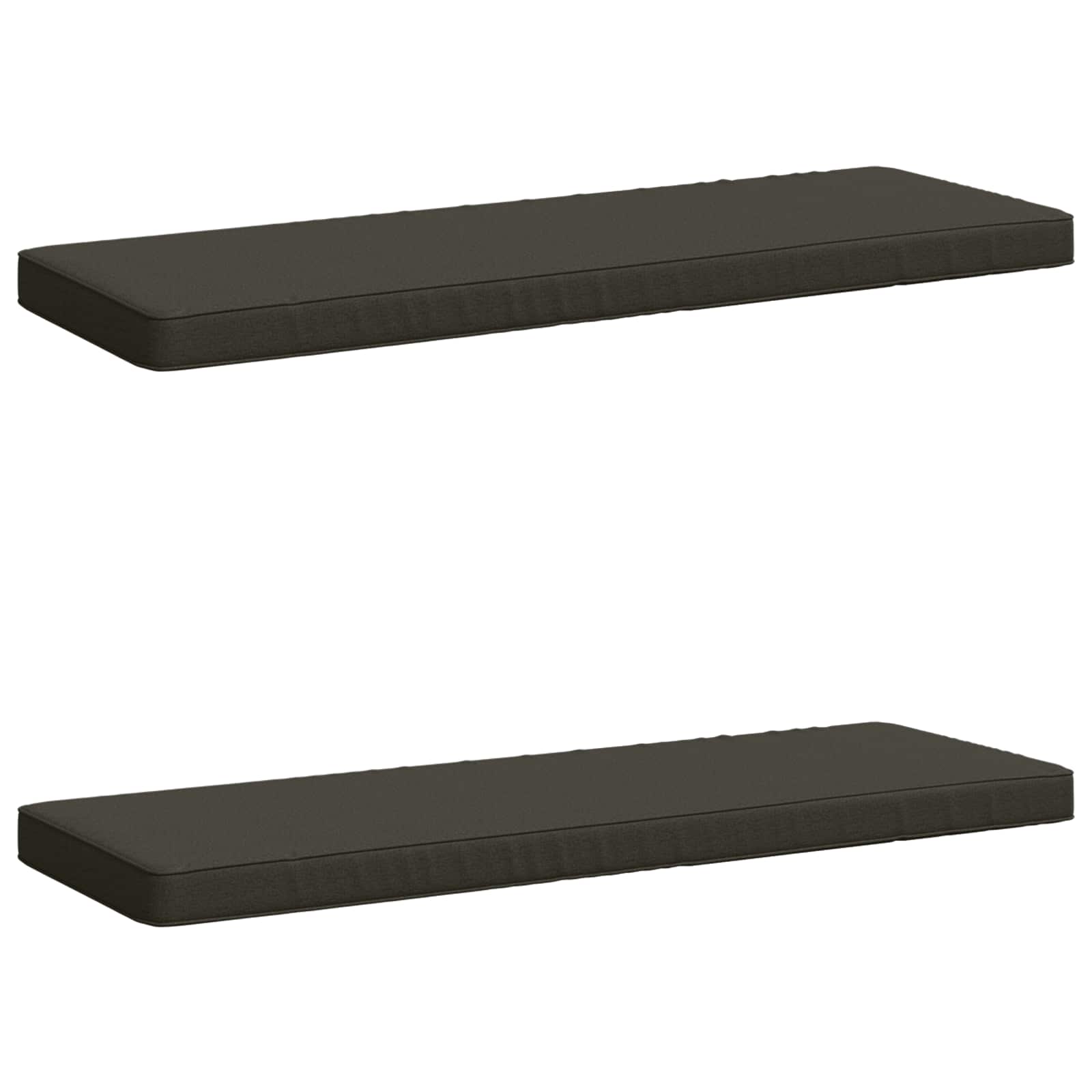Cuscini per Panchina a 2 Pezzi VUGHT 2 pz 100% Poliestere