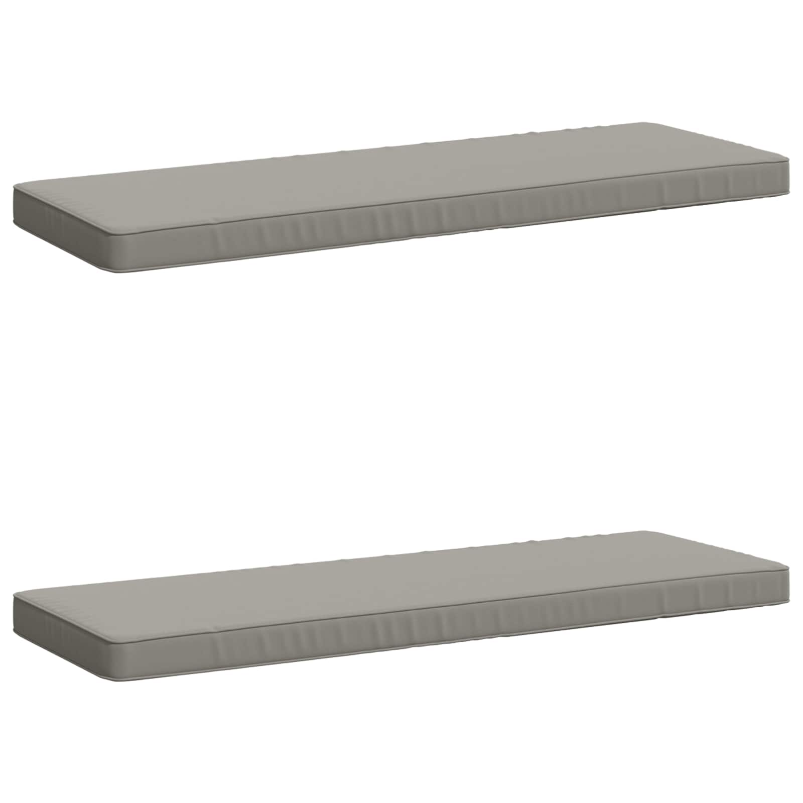 Cuscini per Panchina a 2 Pezzi VUGHT 2 pz 100% Poliestere