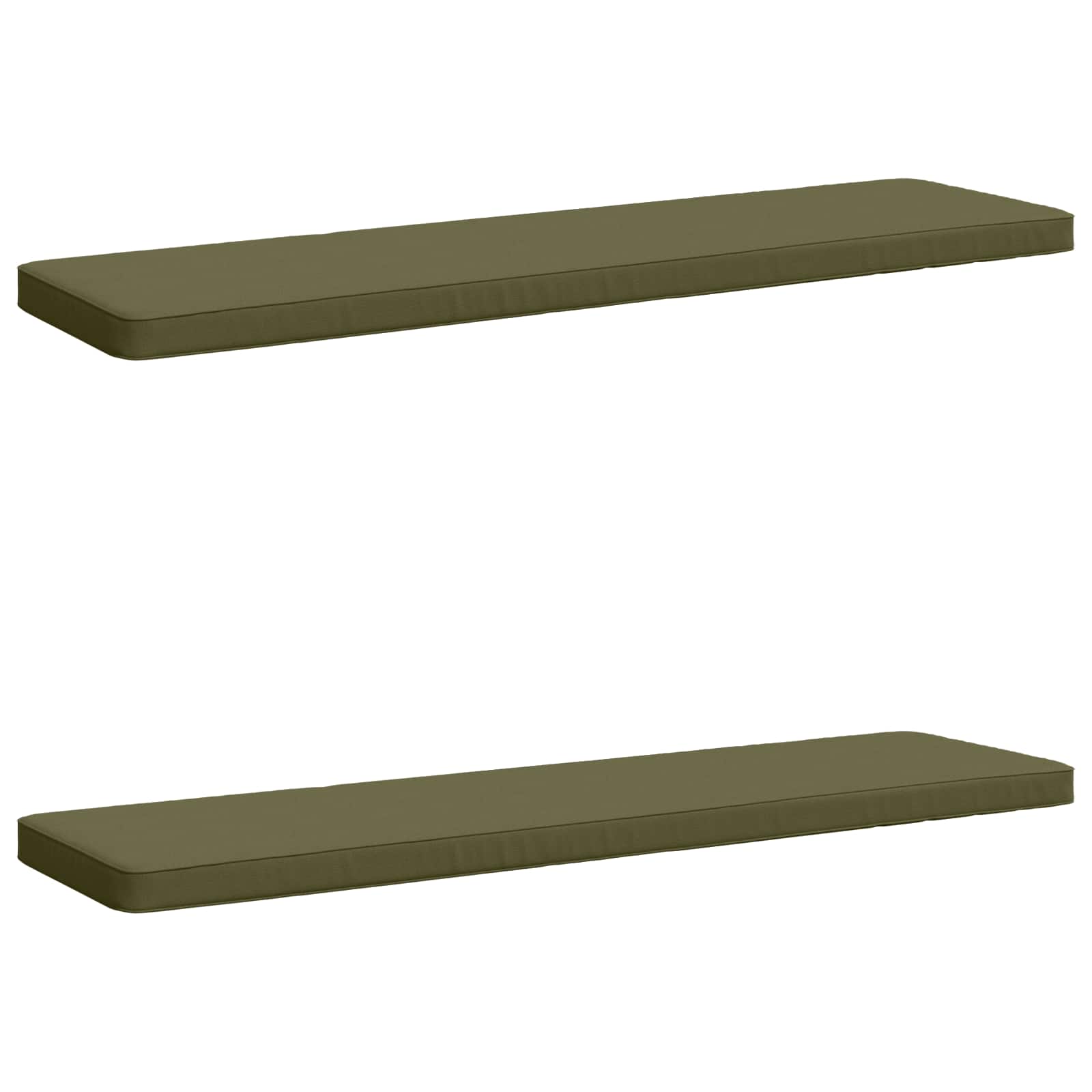 Cuscini per Panchina a 2 Pezzi VUGHT 2 pz 100% Poliestere