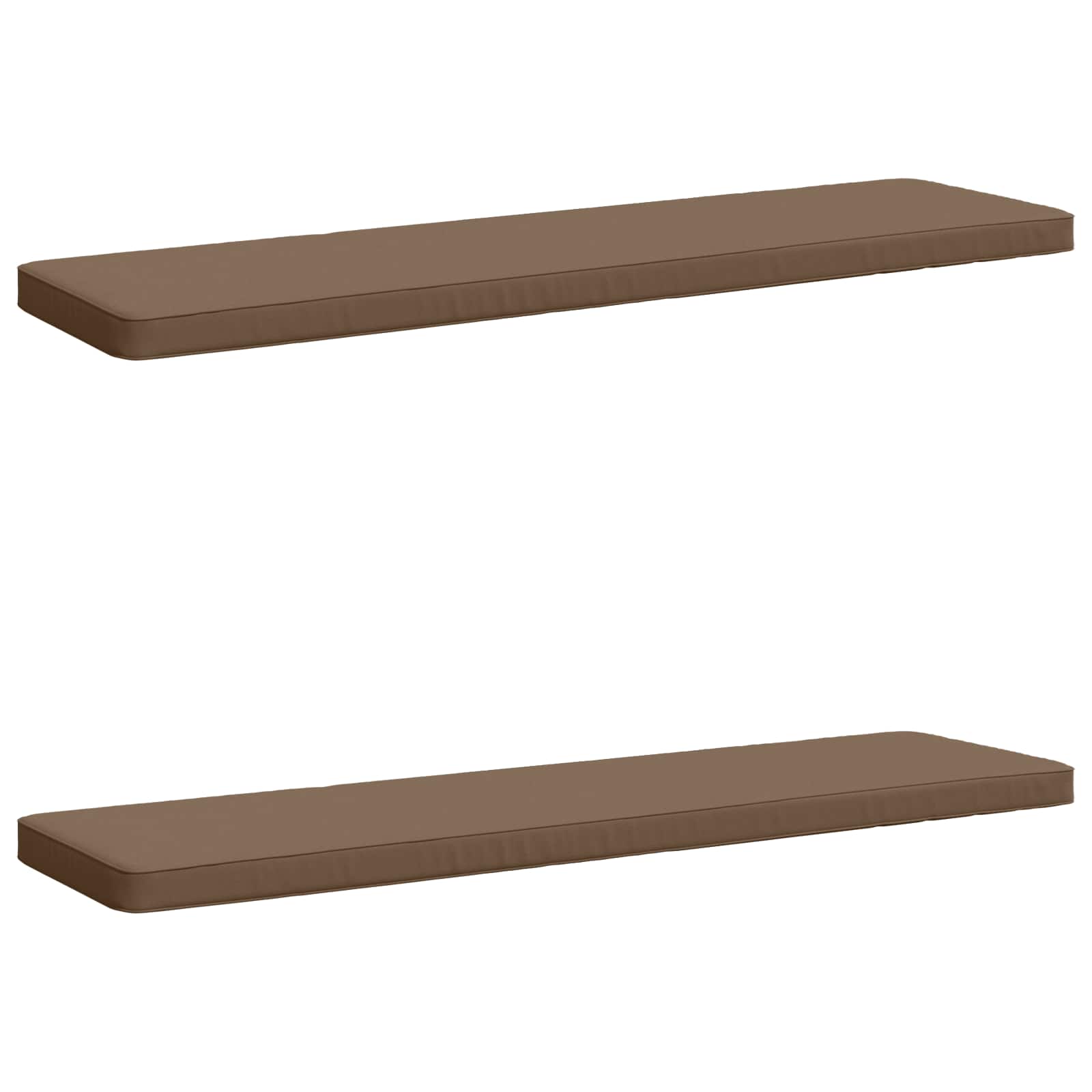 Cuscini per Panchina a 2 Pezzi VUGHT 2 pz 100% Poliestere