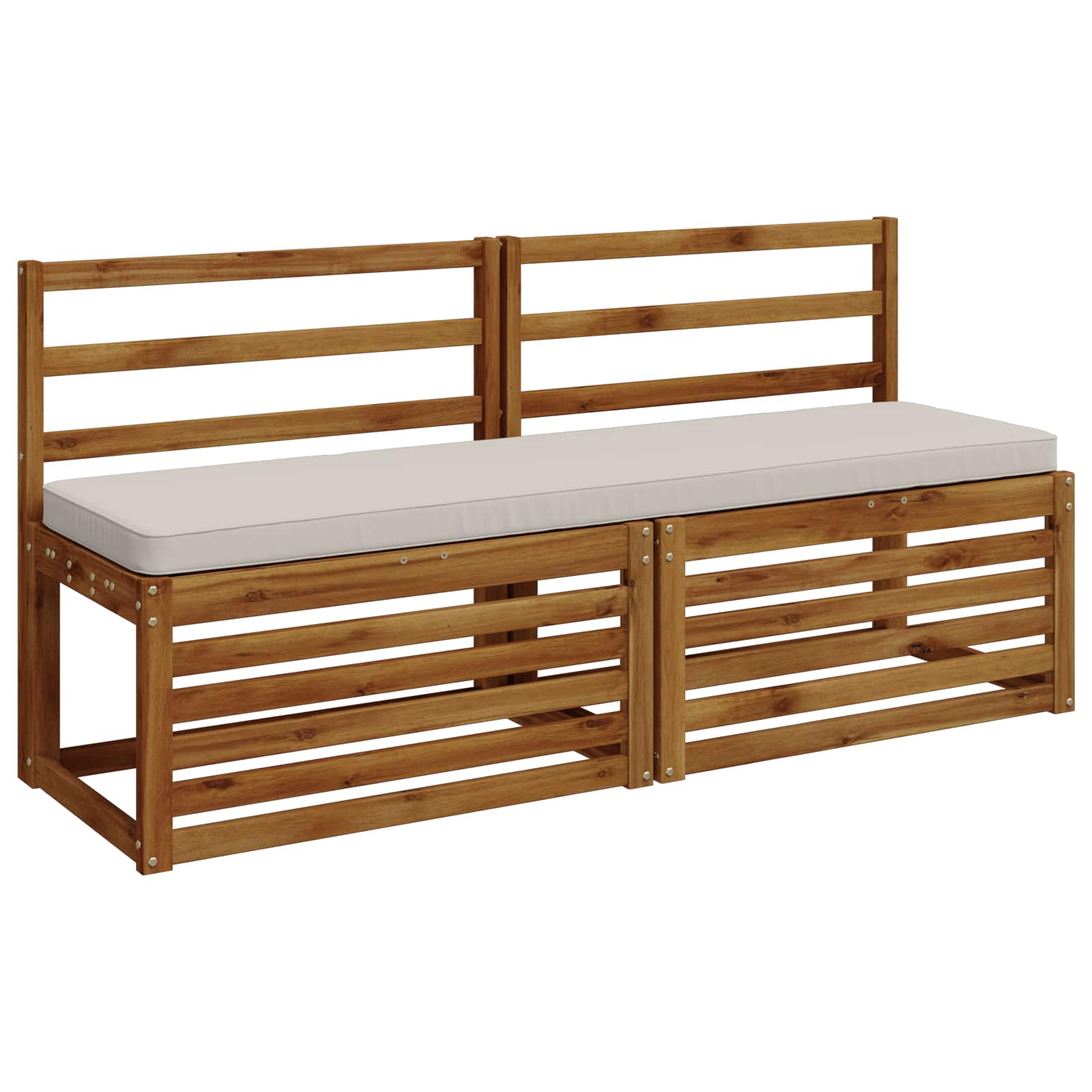 Cuscino per Panchina a 1 Pezzo VUGHT 100% Poliestere Bianco