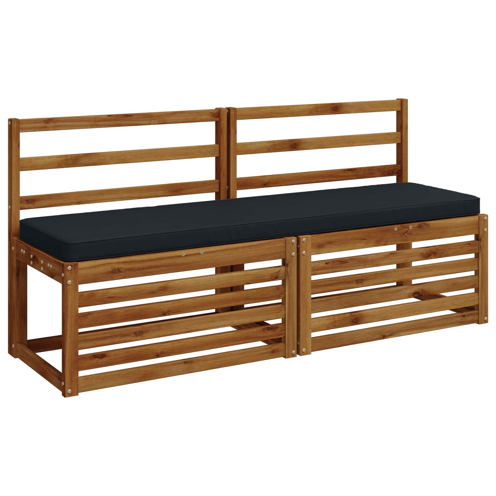 Cuscino per Panchina a 1 Pezzo VUGHT 100% Poliestere Blu Scuro