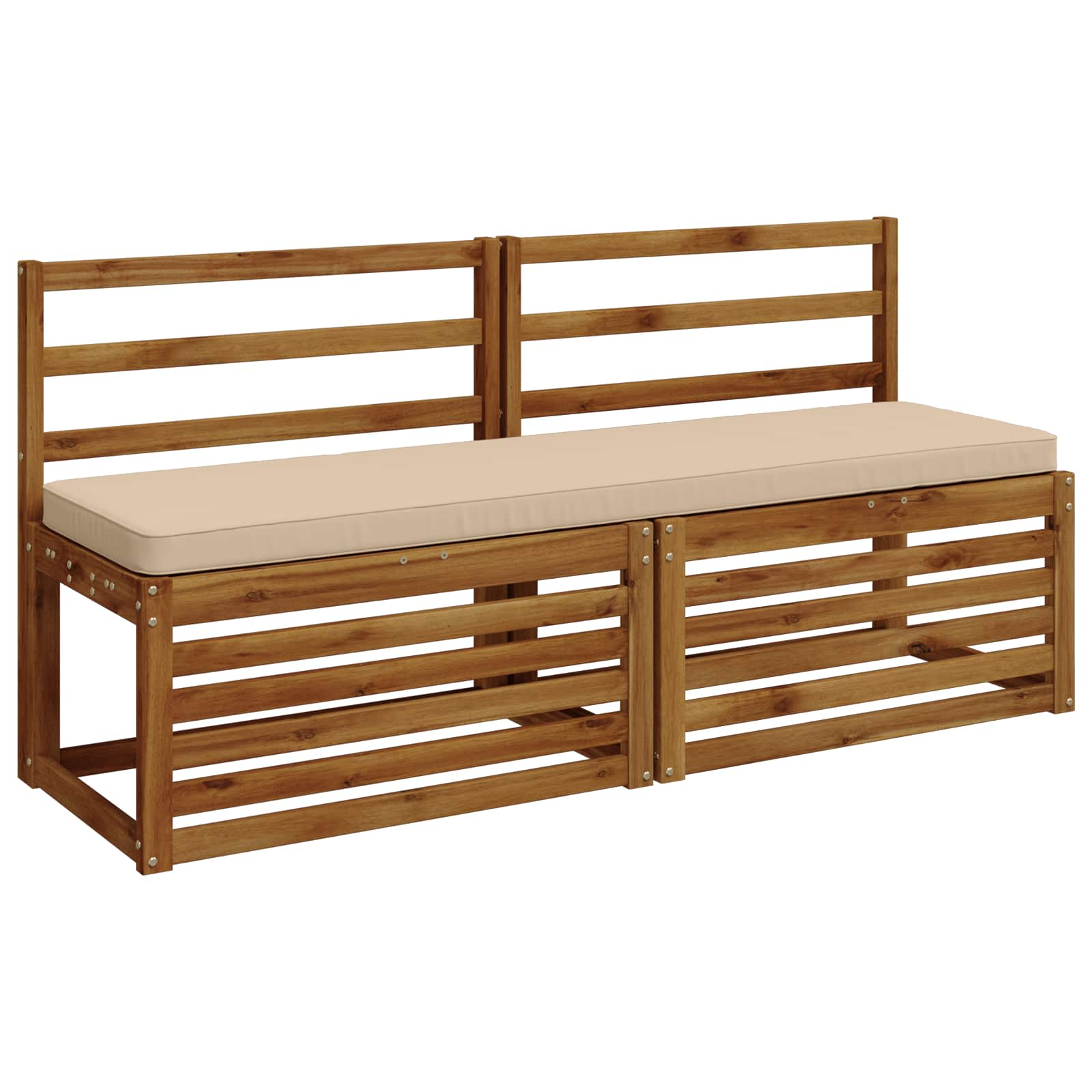 Cuscino per Panchina a 1 Pezzo VUGHT 100% Poliestere Crema
