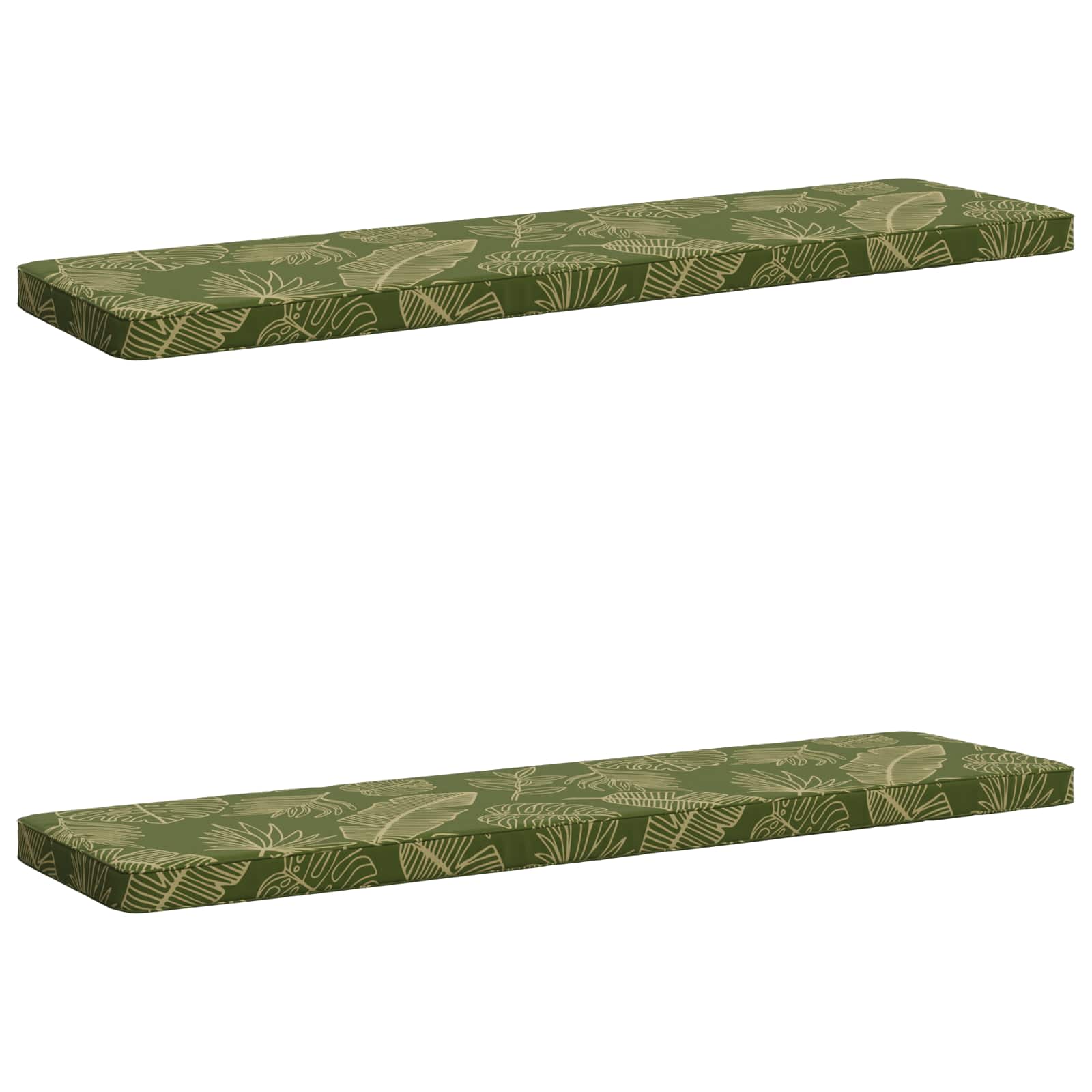 Cuscini per Panchina a 2 Pezzi VUGHT 2 pz 100% Poliestere
