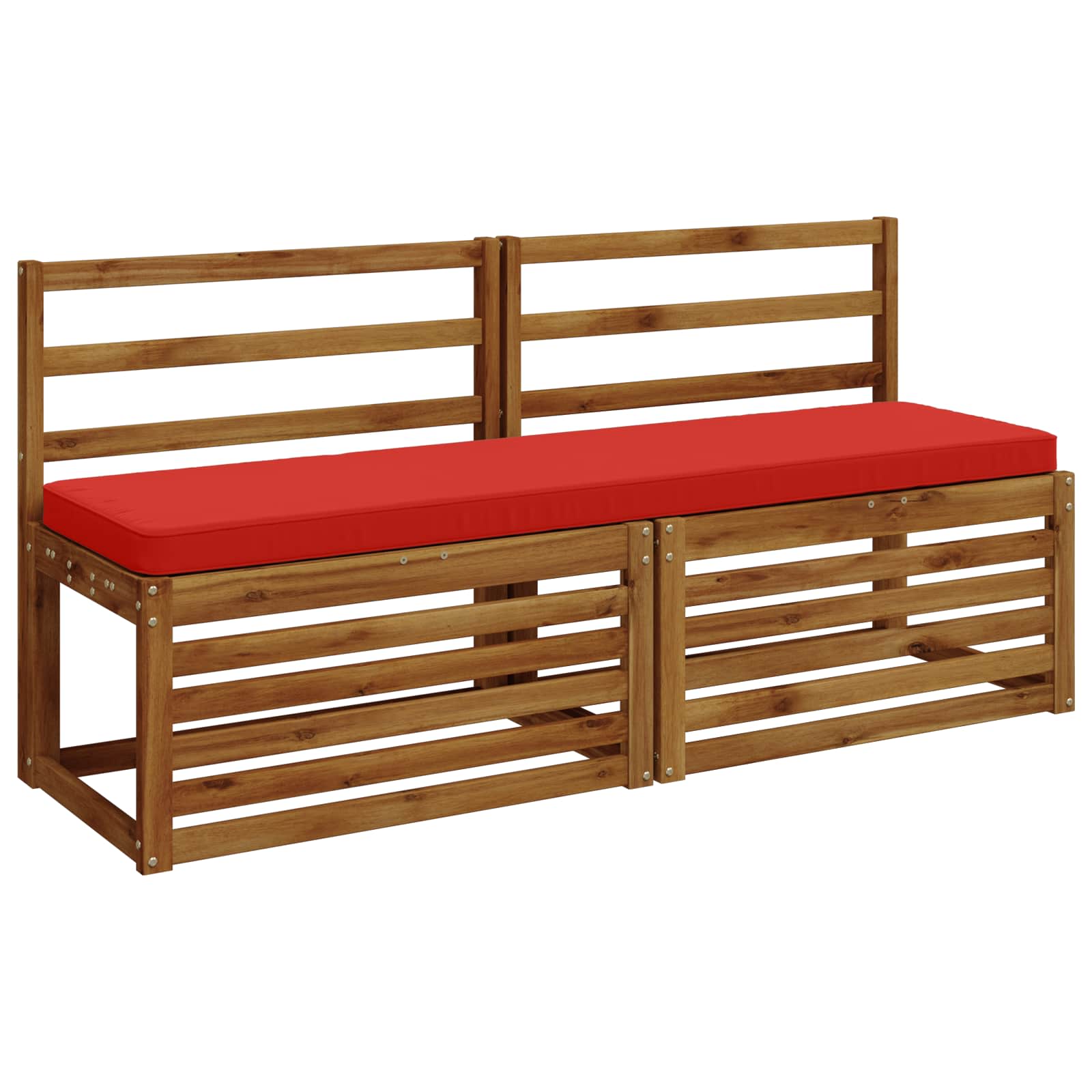 Cuscino per Panchina a 1 Pezzo VUGHT 100% Poliestere Rosso