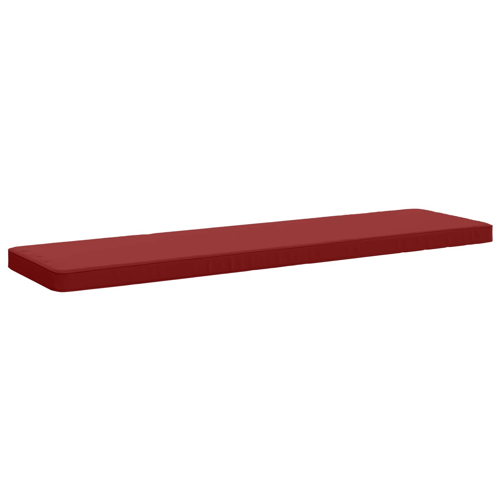 Cuscino per Panchina a 1 Pezzo VUGHT 100% Poliestere Rosso Vino
