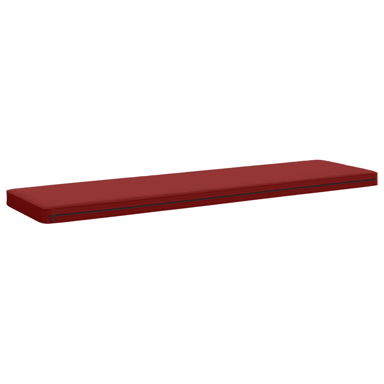 Cuscino per Panchina a 1 Pezzo VUGHT 100% Poliestere Rosso Vino